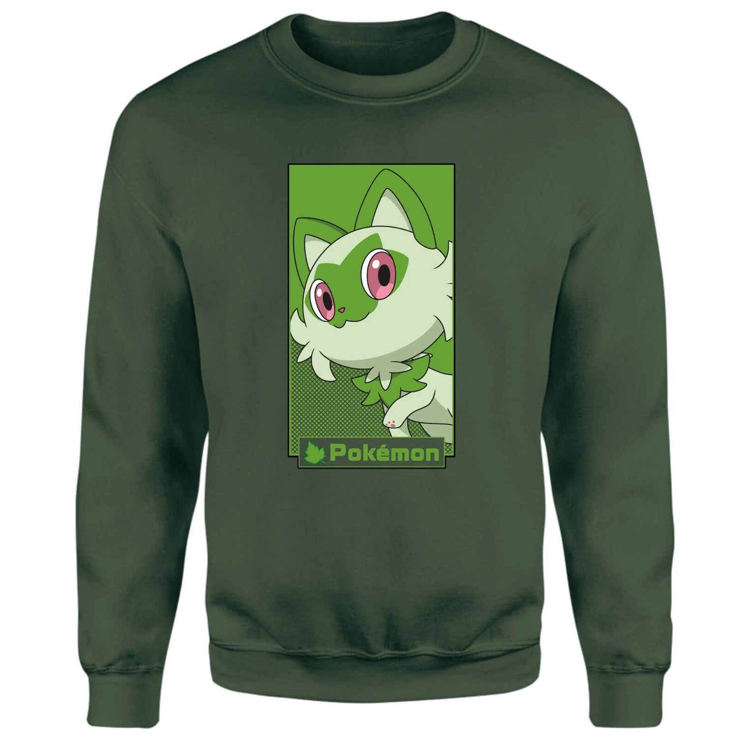 Pokémon Sprigatito Sweatshirt - Green