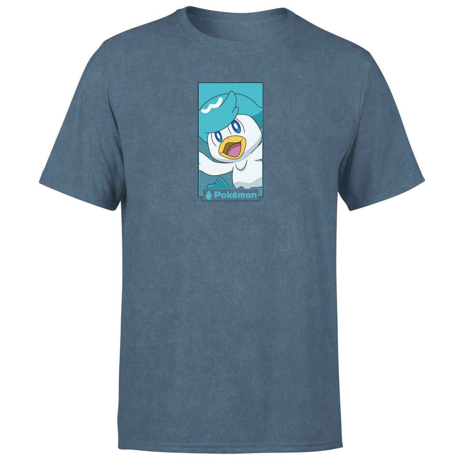 Pokémon Quaxly Unisex T-Shirt - Navy Acid Wash