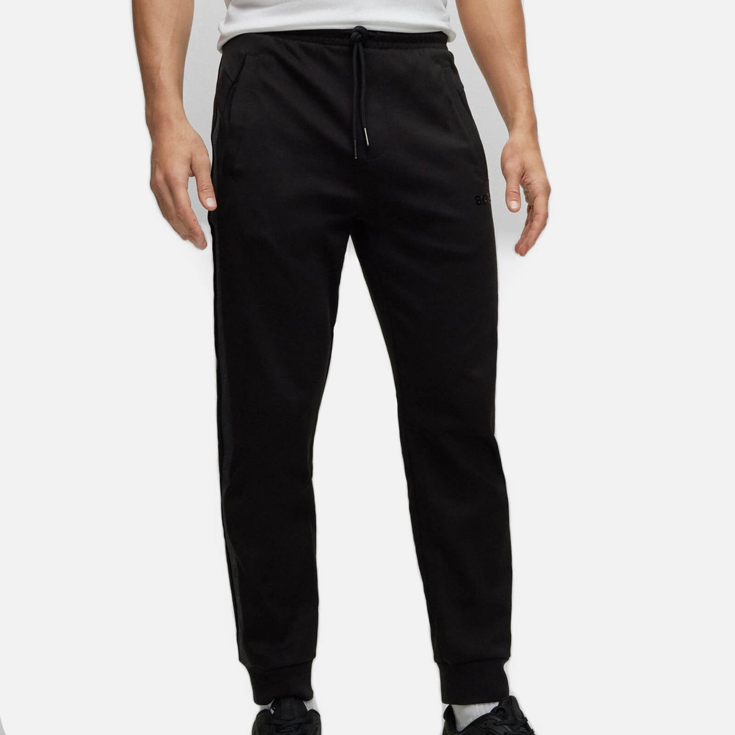 BOSS Green Hadiko Mirror Cotton-Blend Jersey Joggers