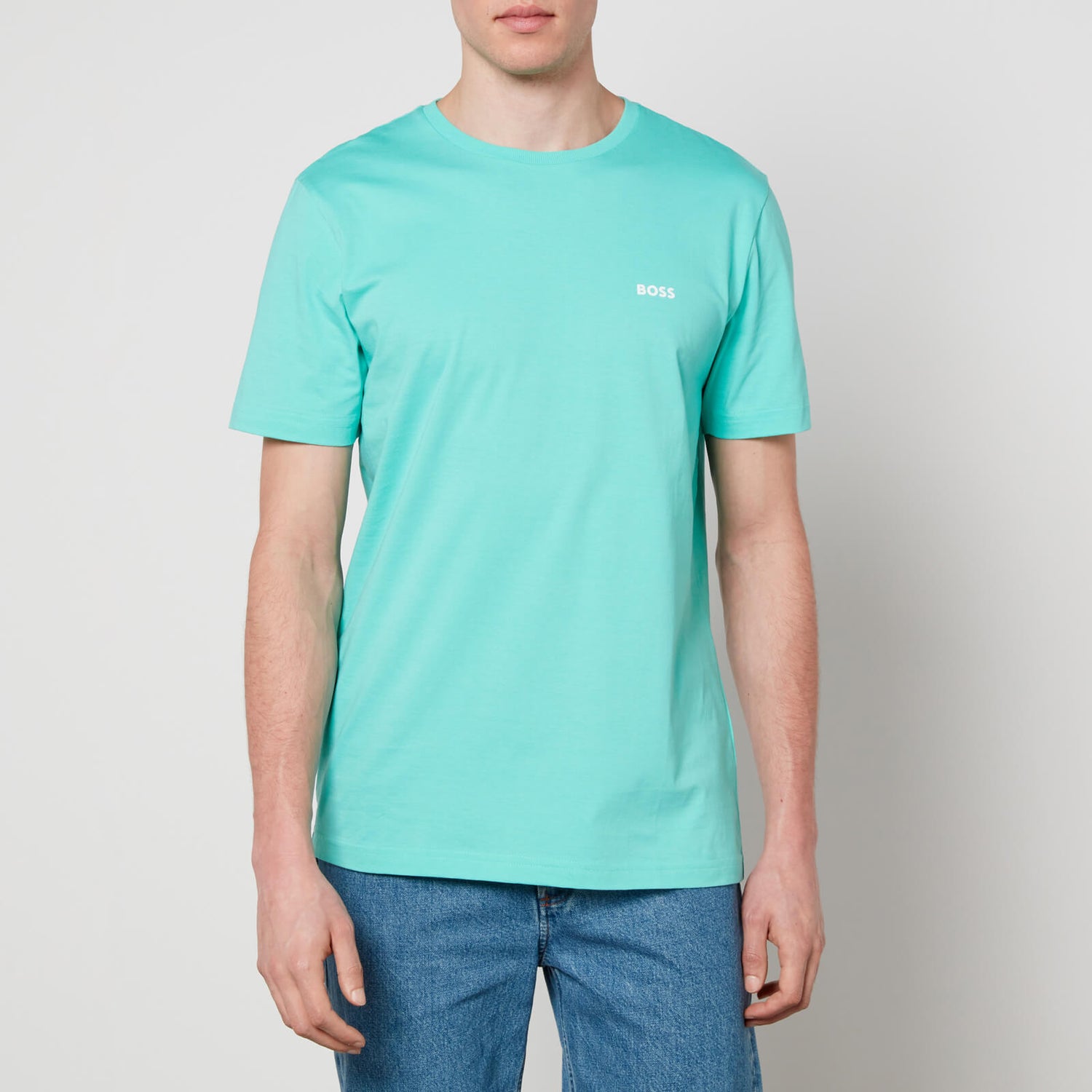 BOSS Tee 7 Cotton-Jersey Graphic T-Shirt - S