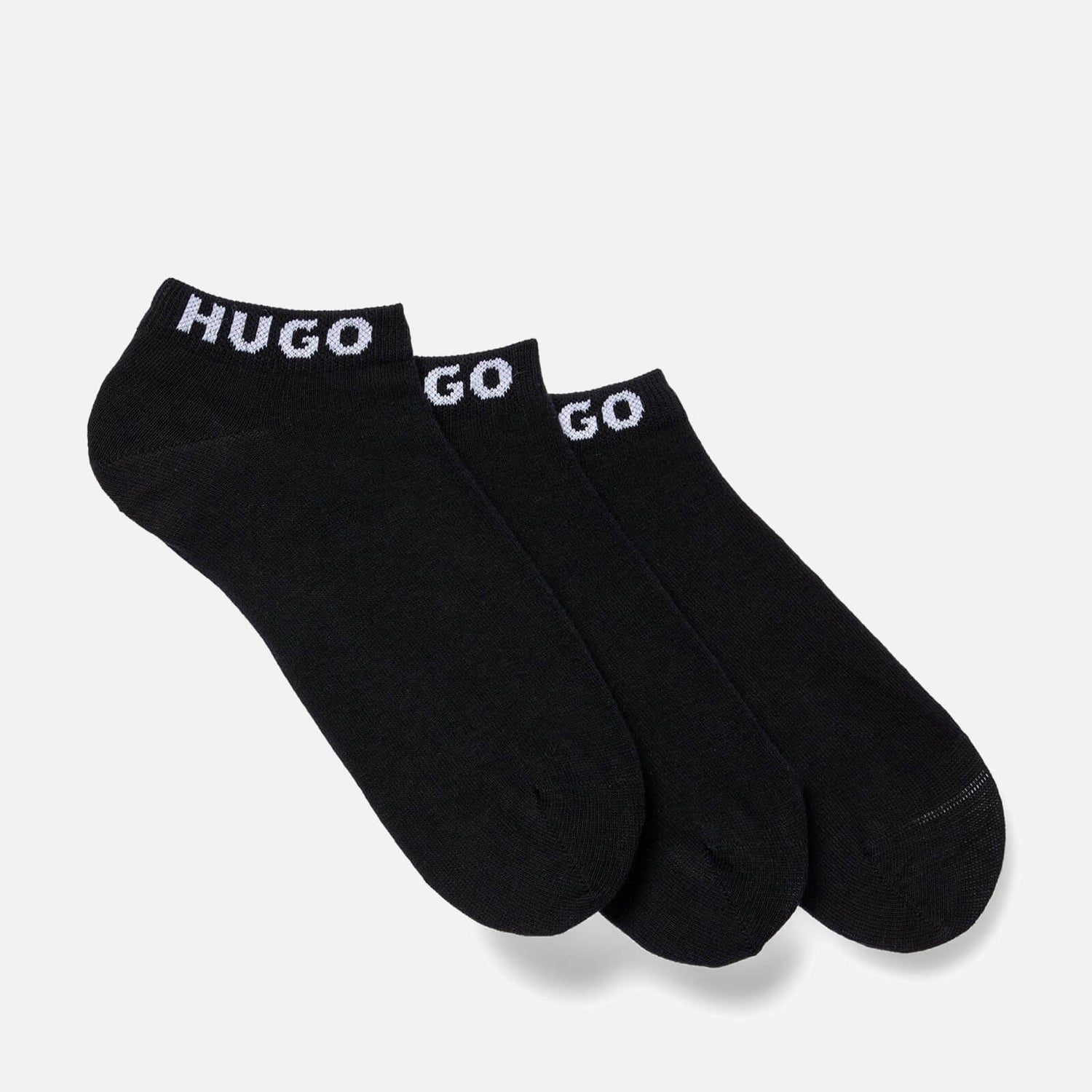 HUGO Bodywear AS Uni Logo Cotton-Blend Socks 3-Pack - EU 39/EU 42
