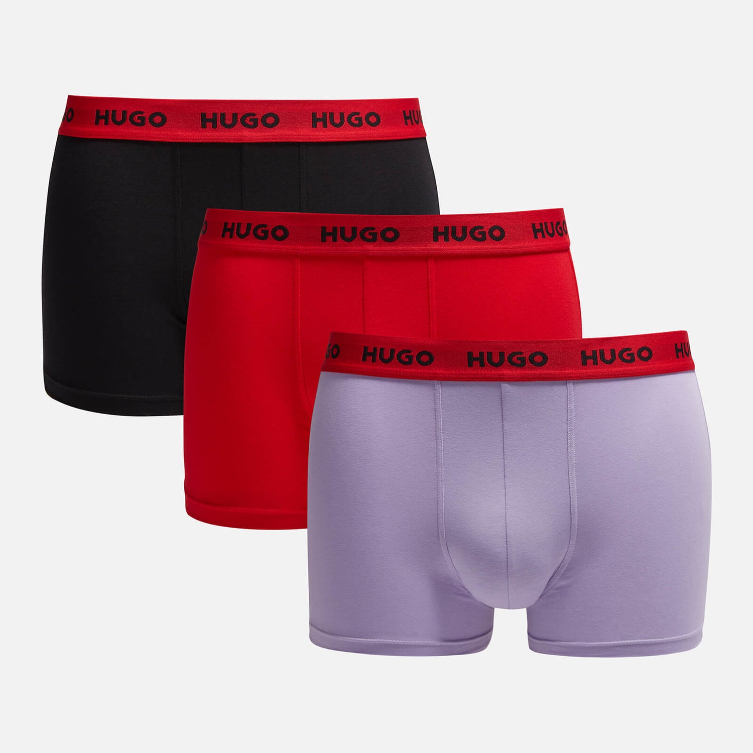 BOSS Bodywear Three-Pack Cotton-Jersey Trunks