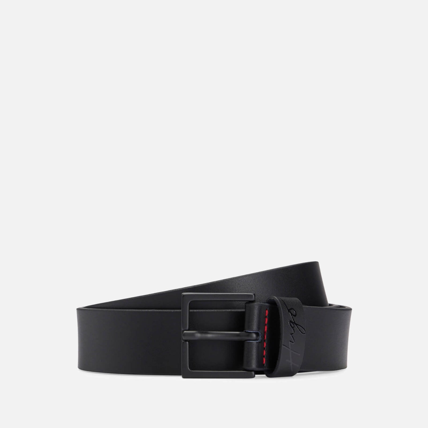 HUGO Giove Loop Leather Belt