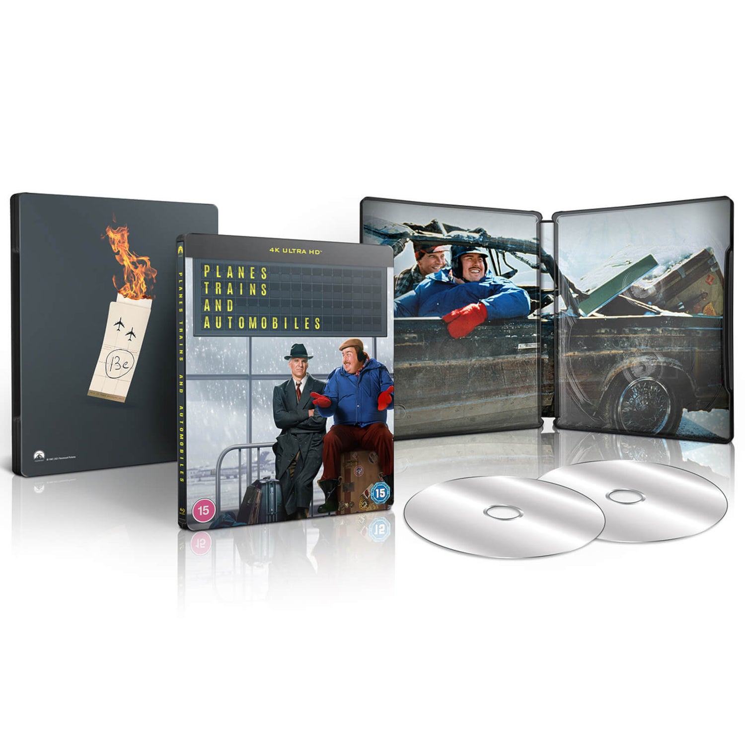 Planes, Trains & Automobiles Zavvi Exclusive 4K Ultra HD Steelbook