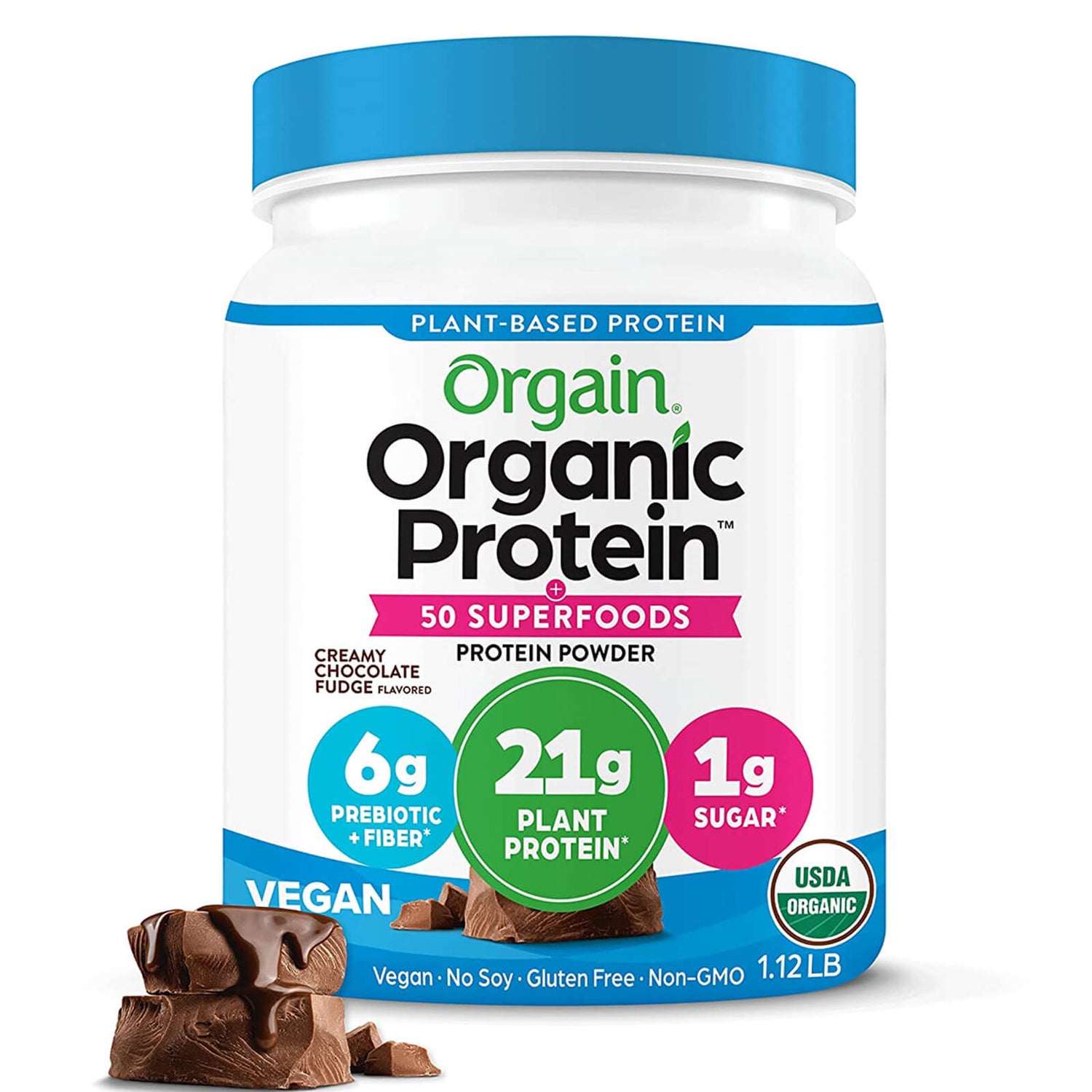 Orgain Organic Plant Protein & Superfoods - Chocolate 510g