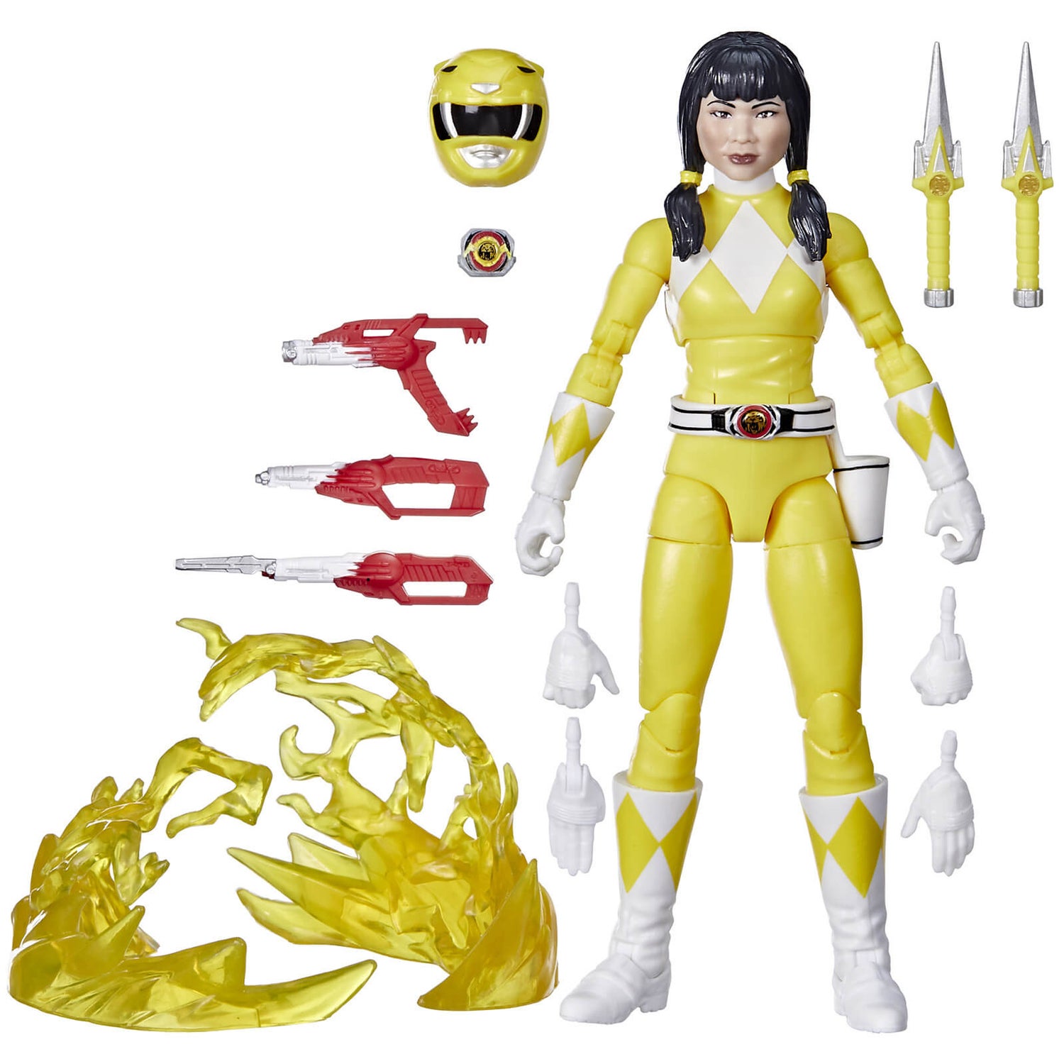 Hasbro Power Rangers Lightning Collection Remastered Mighty Morphin Yellow Ranger Action Figure