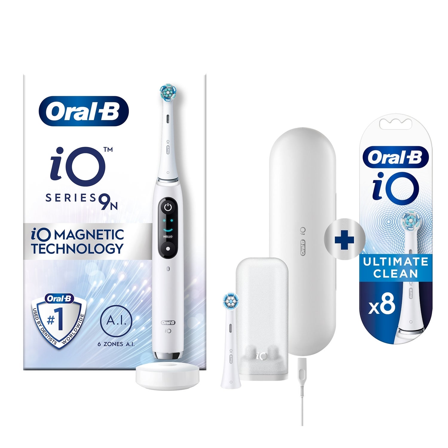 Oral-B iO 9N Elektrische Tandenborstel Wit