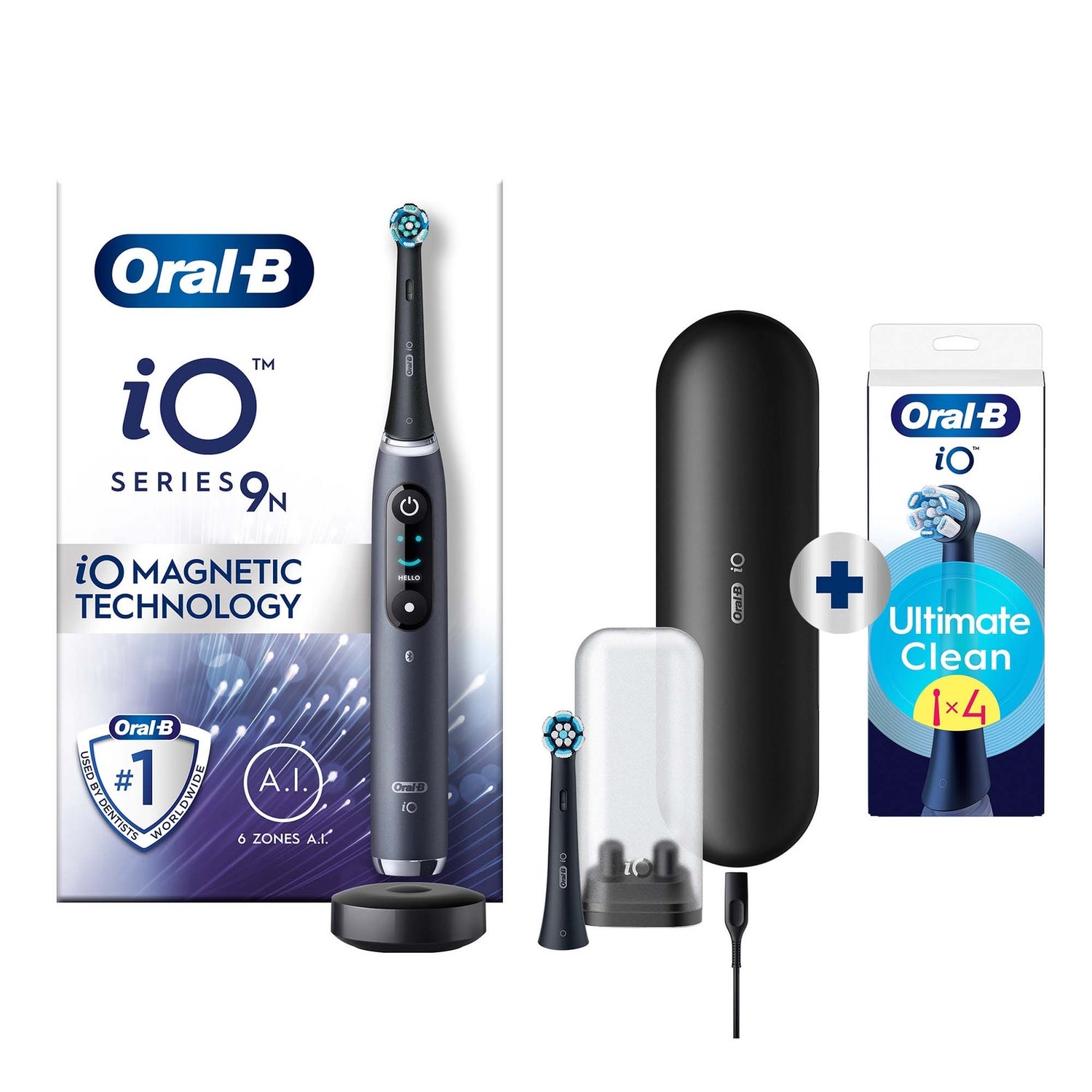 Oral-B iO 9N Elektrische Tandenborstel Zwart