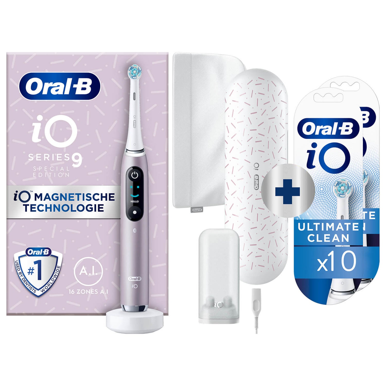 leugenaar ik ben verdwaald Discrepantie Oral-B iO 9 Special Editie Elektrische Tandenborstel Roze | Oral-B NL