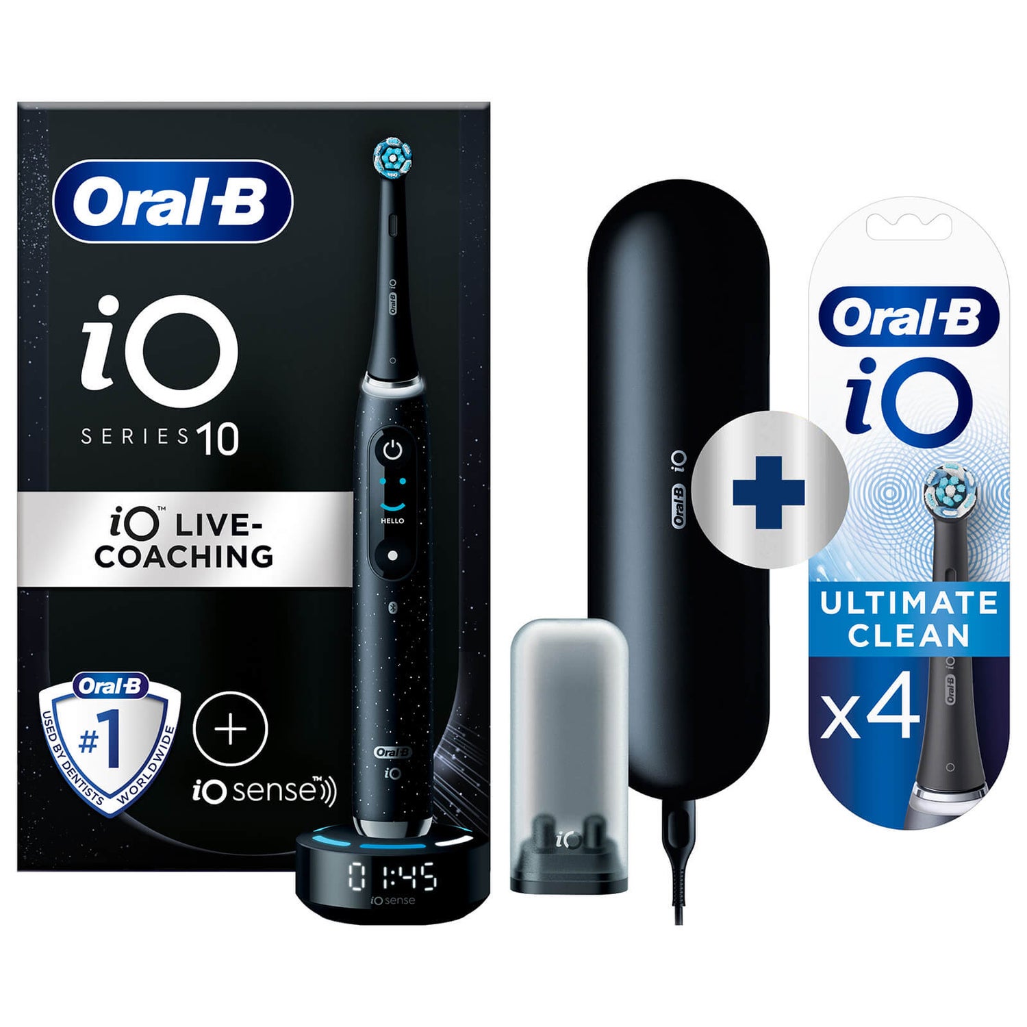 Oral-B iO 10 Elektrische Tandenborstel Cosmic Zwart