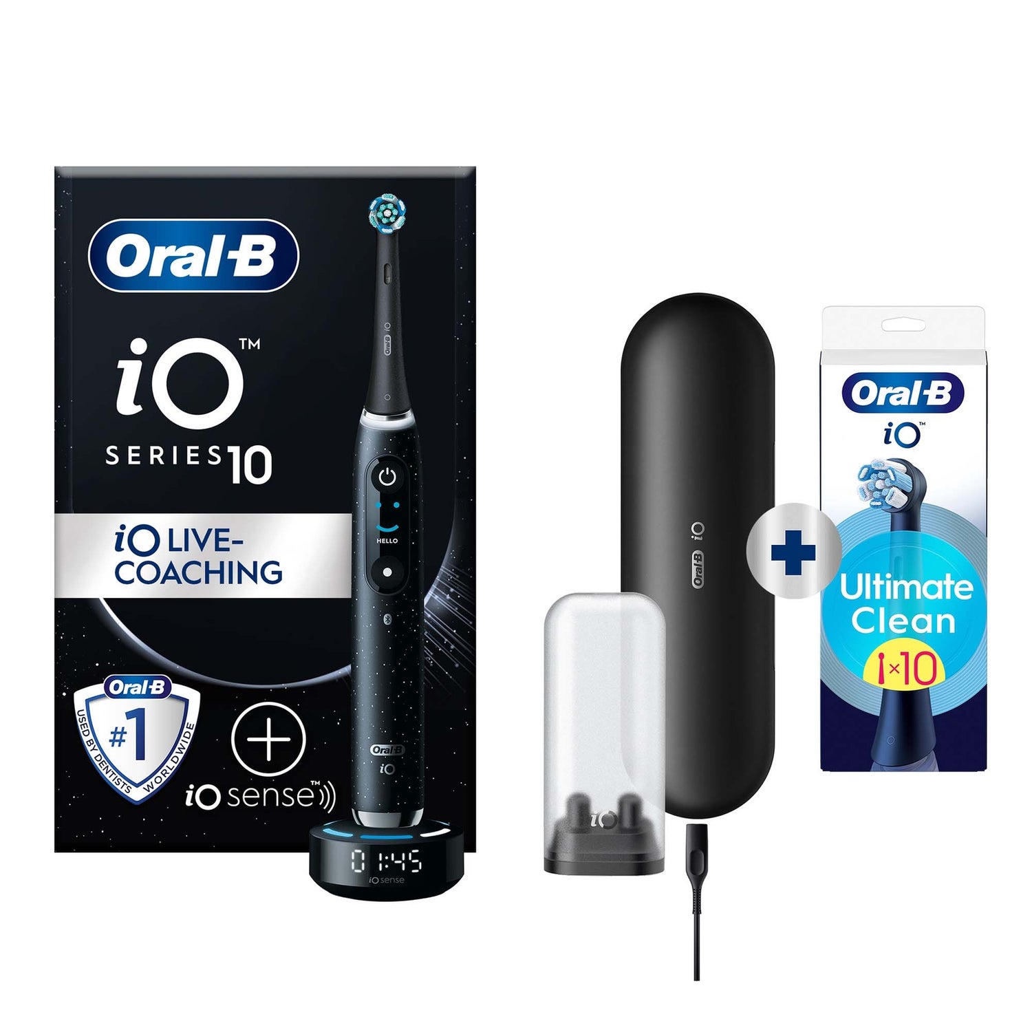 Oral-B iO 10 Elektrische Tandenborstel Cosmic Zwart