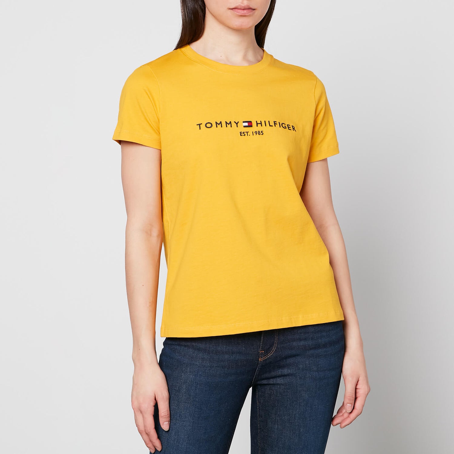 Tommy Hilfiger Logo-Embellished Cotton-Jersey T-Shirt