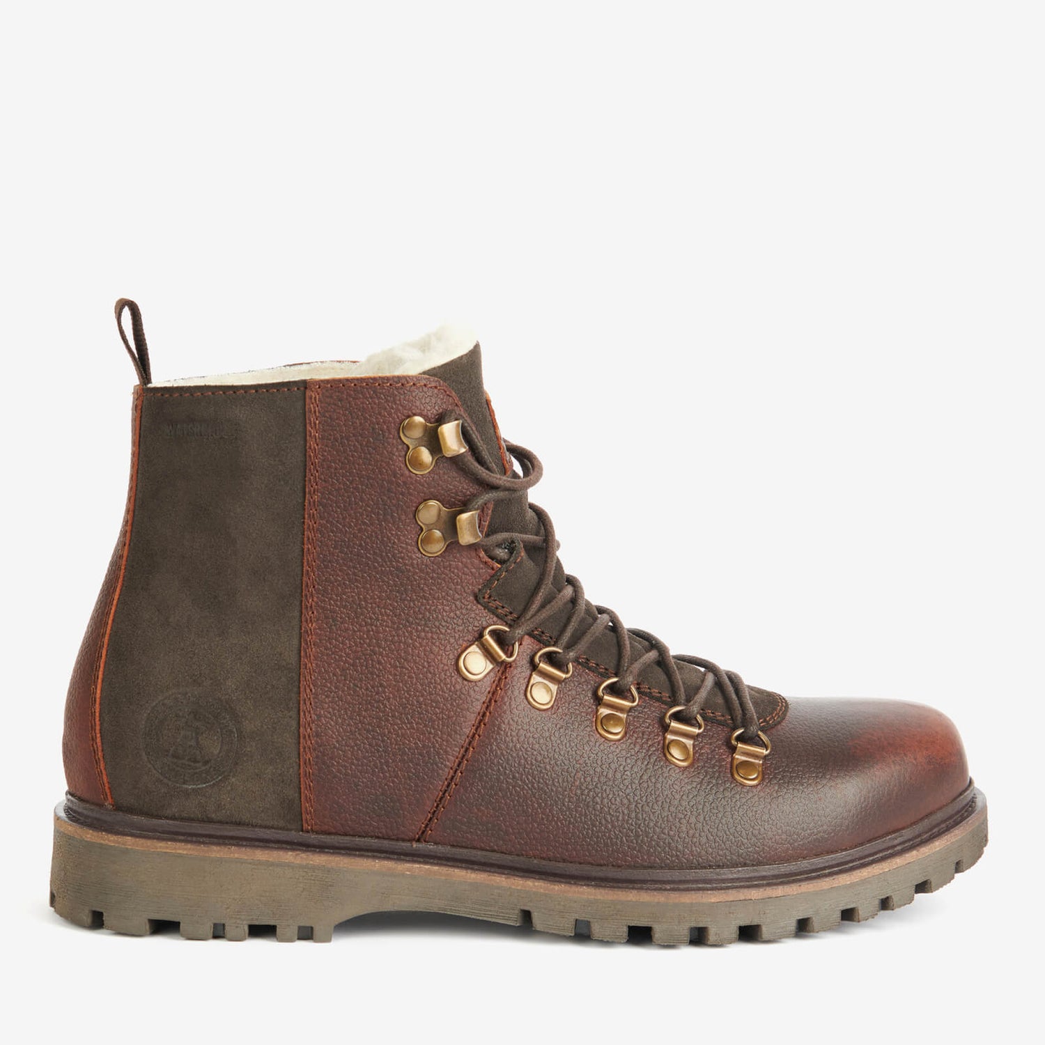 Barbour Men's Tommy Leather and Suede Hiking-Style Boots - UK 7