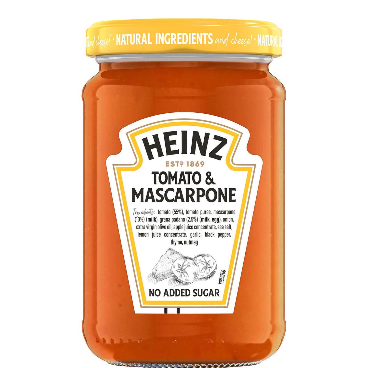 Tomato Grana Padano Mascarpone Pasta Sauce 350g Heinz To Home