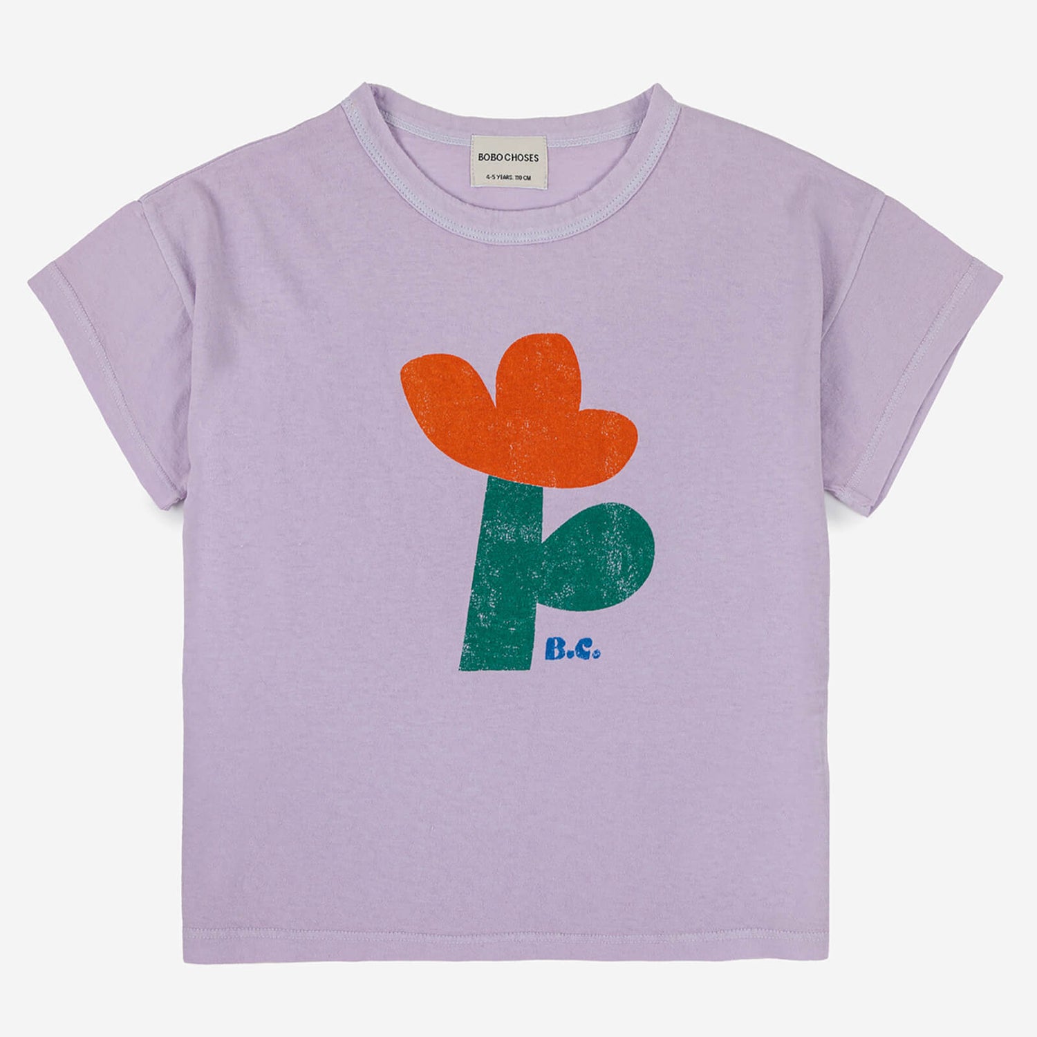 Bobo Choses Kids' Flower Motif Organic Cotton T-Shirt - 2-3 years