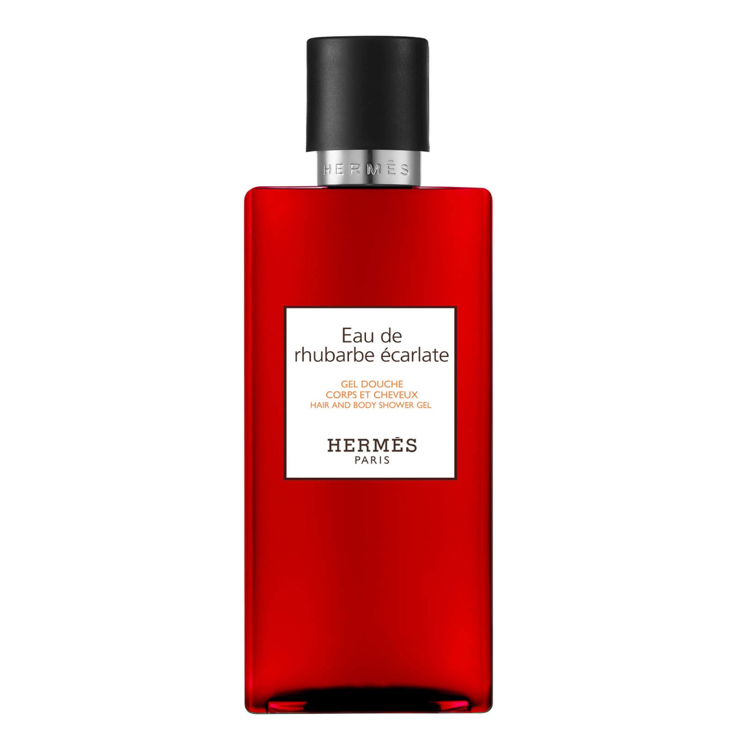 Hermès Eau De Rhubarbe Écarlate Hair And Body Shower Gel 200ml Bottle