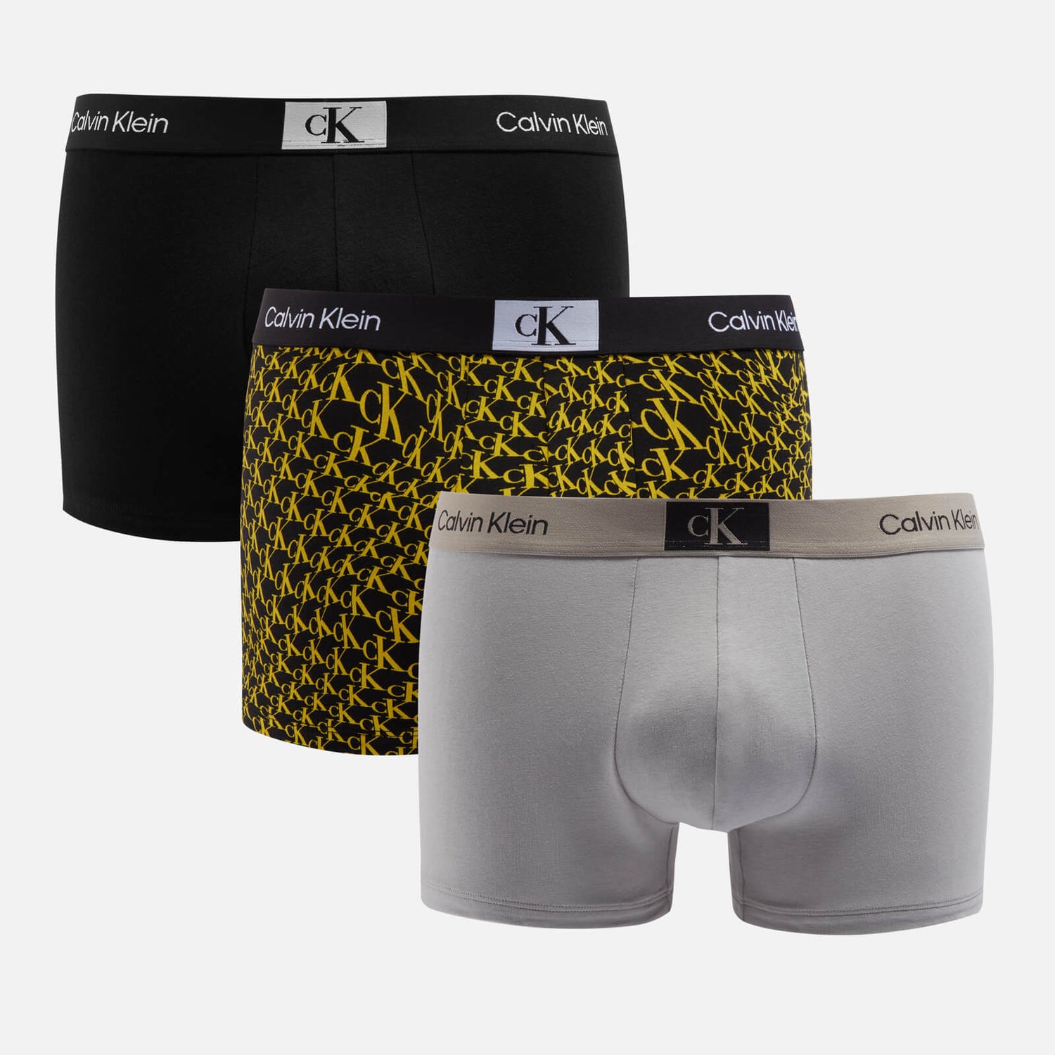 Calvin Klein Three-Pack Cotton-Jersey Trunks