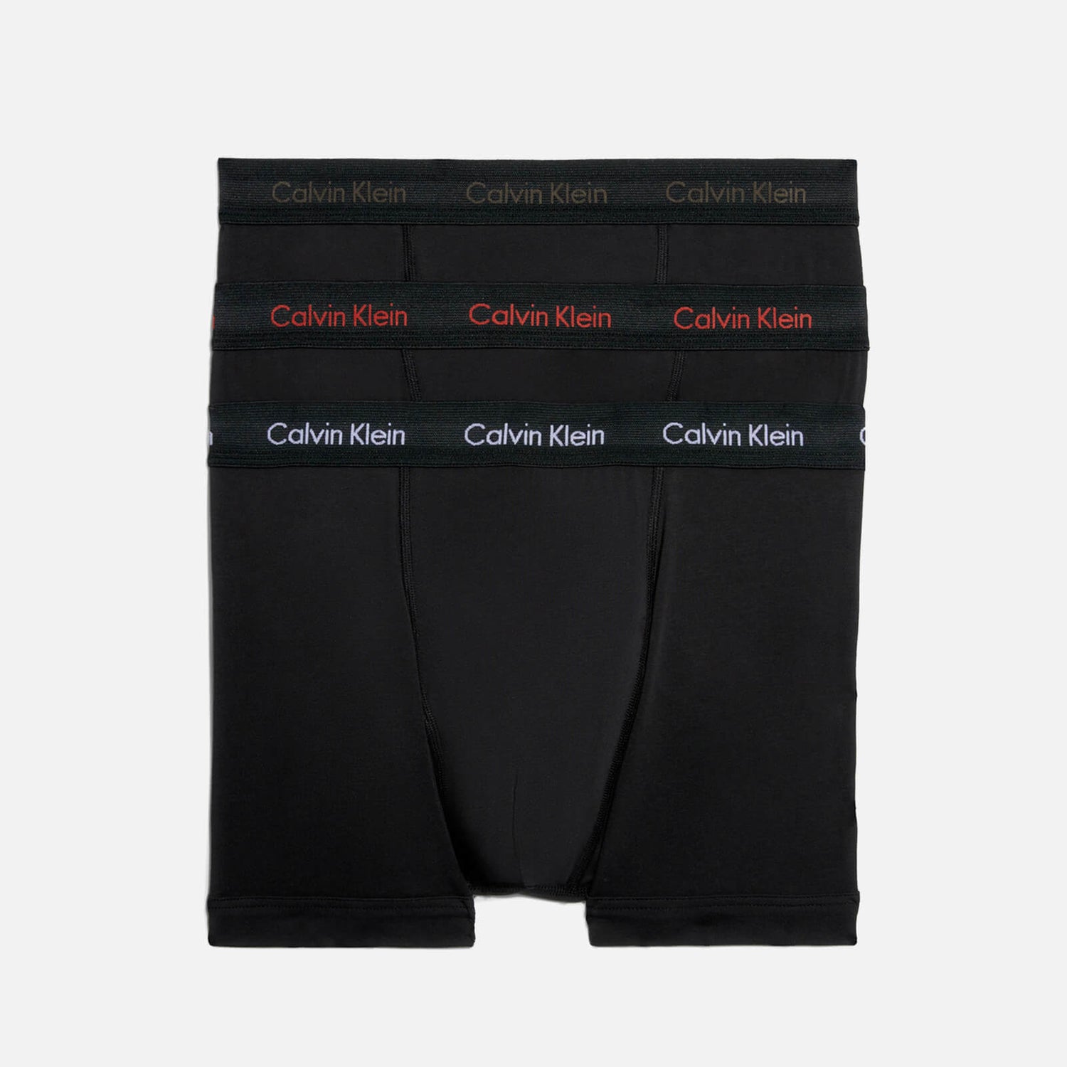 Calvin Klein 3-Pack Cotton-Blend Trunks