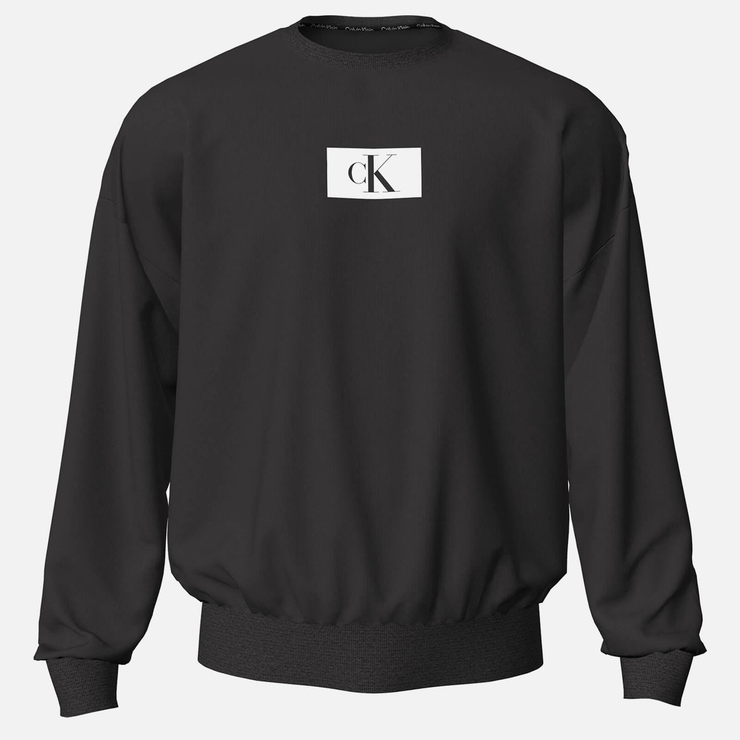 Calvin Klein Logo Lounge Cotton Sweatshirt - L