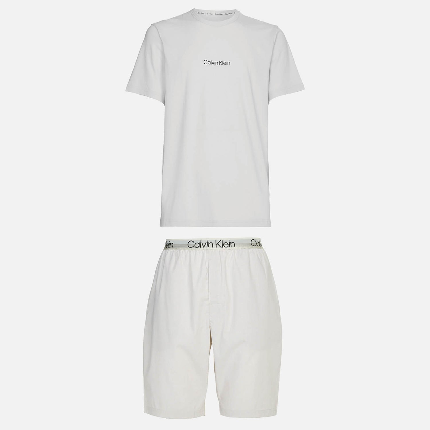 Calvin Klein Short Sleeve Sleep Cotton-Blend Set - S