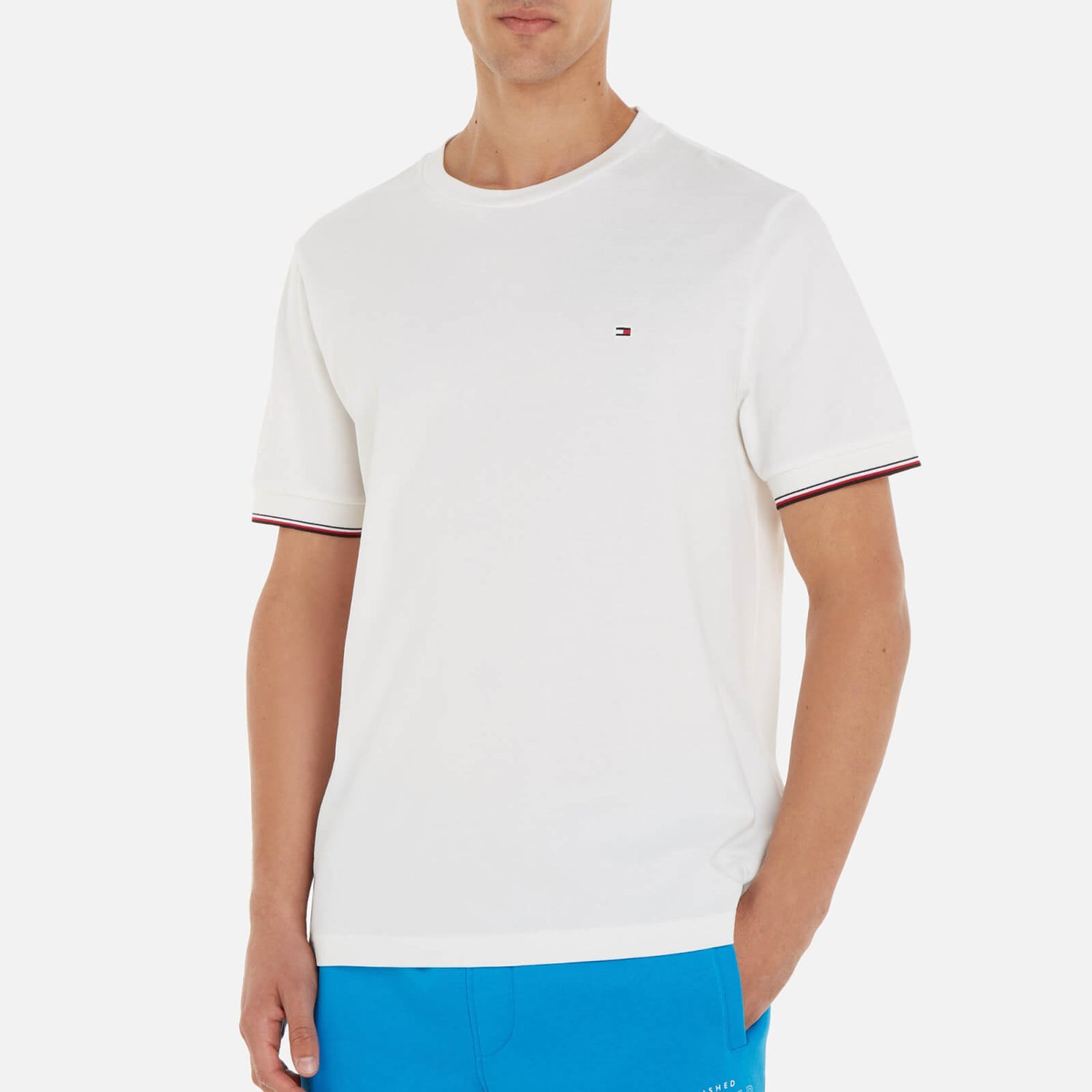 Tommy Hilfiger Tipped Cotton T-Shirt - S