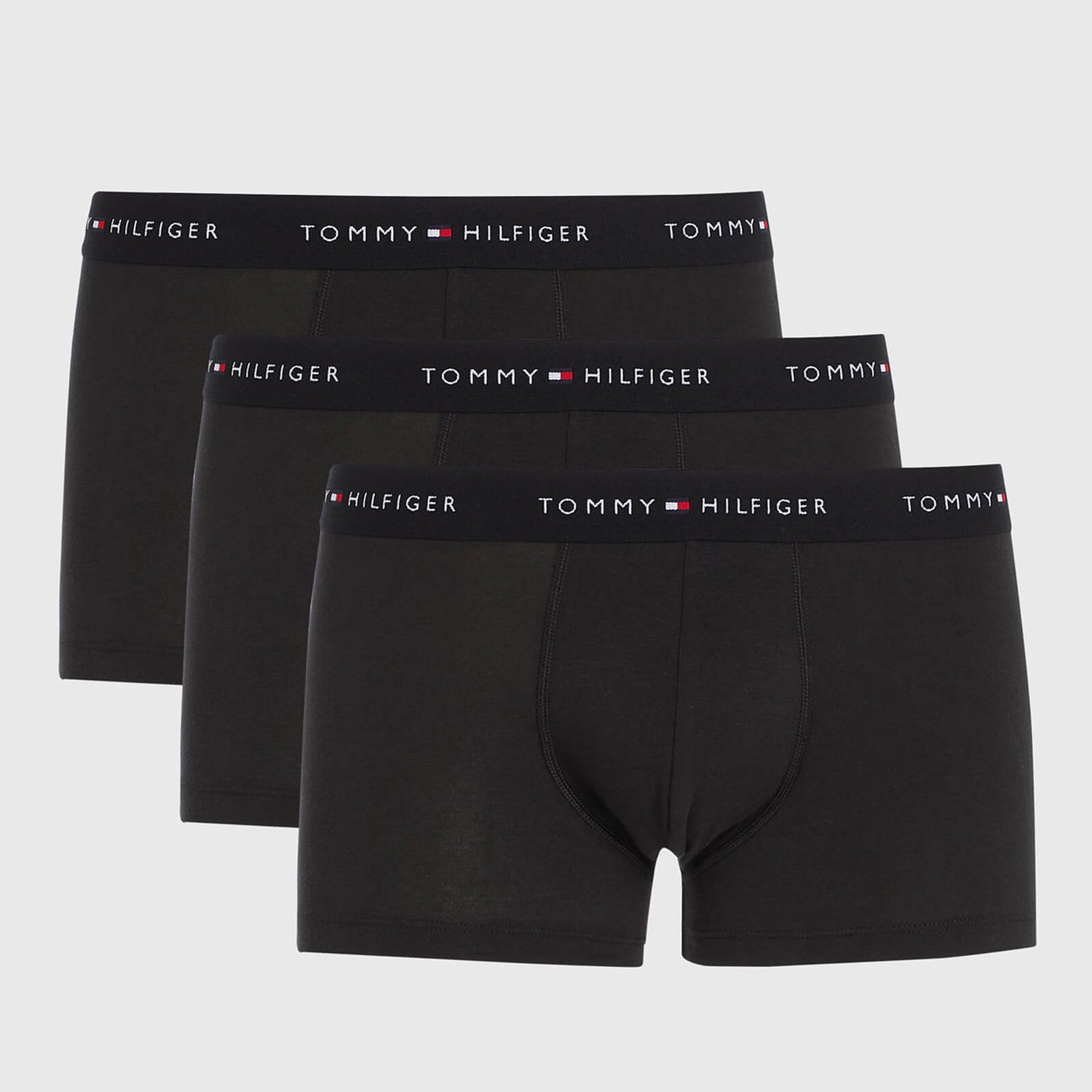 Tommy Hilfiger Three-Pack Stretch-Cotton Boxer Trunks - S
