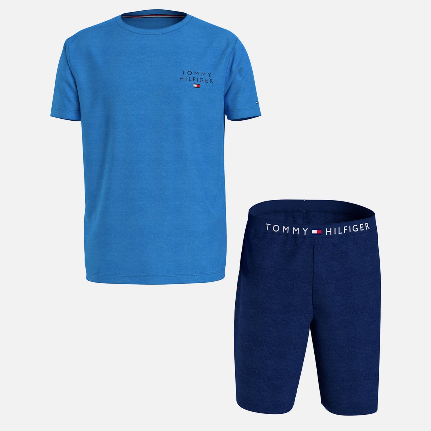 Tommy Hilfiger Cotton T-Shirt and Shorts Lounge Set