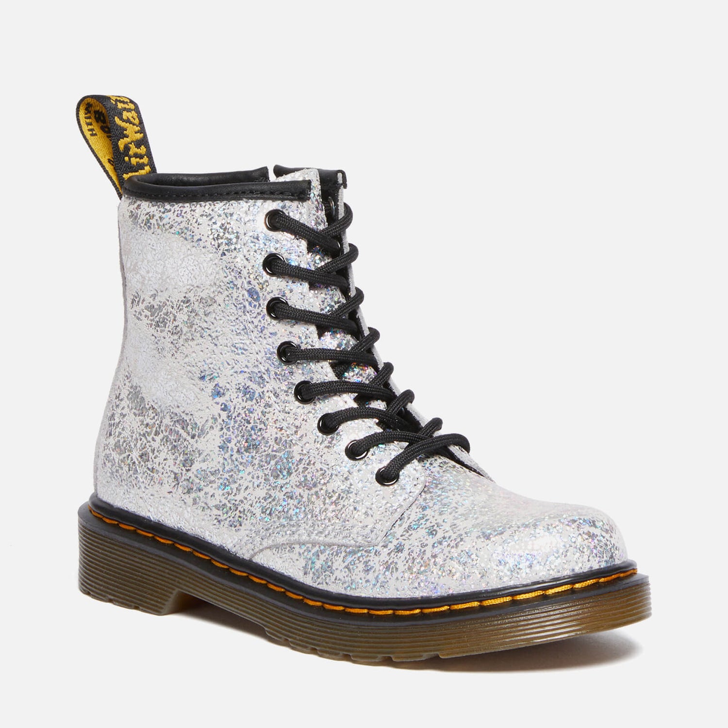 Dr. Martens Kids' 1460 Disco Crinkle Leather Boots