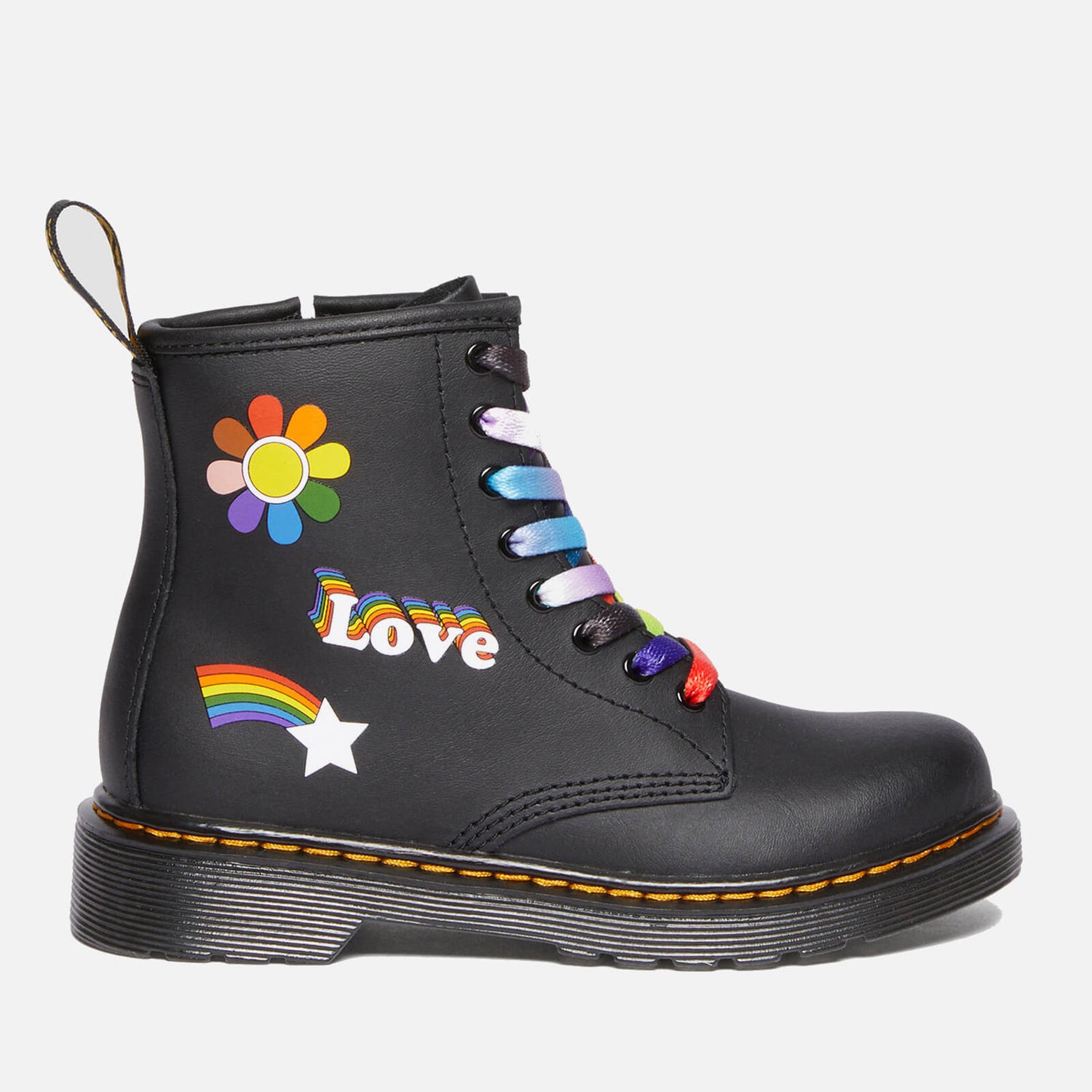 Dr. Martens Kids' 1460 Hydro Pride Leather Boots