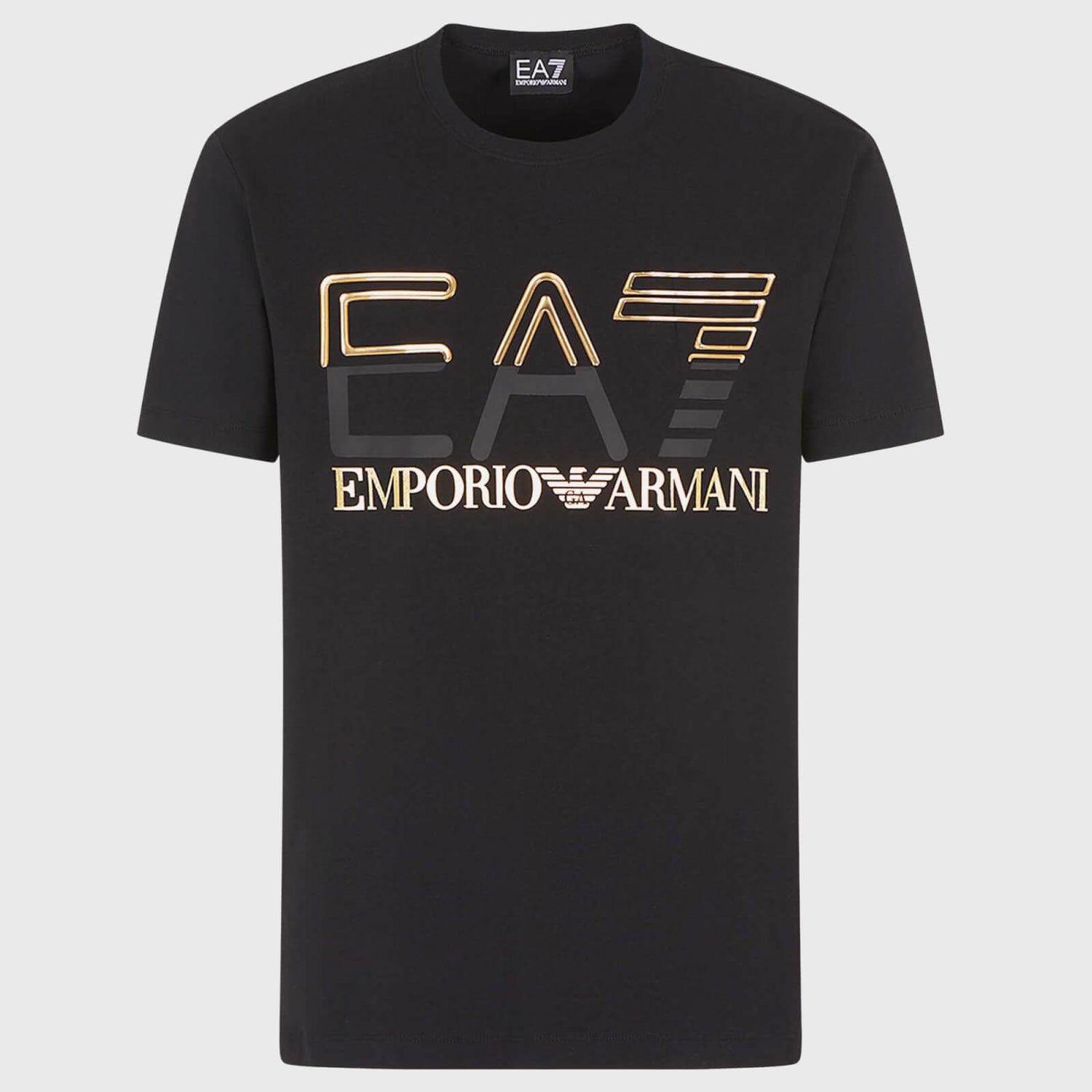 EA7 Logo-Print Cotton-Blend T-Shirt