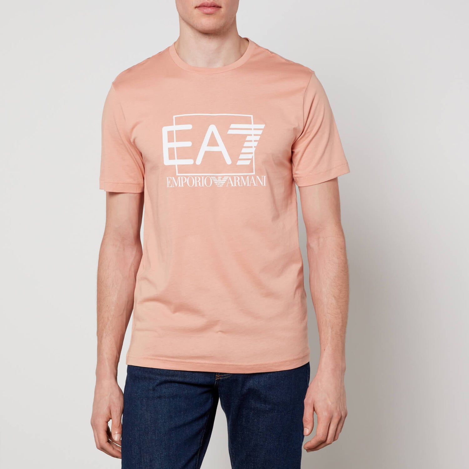EA7 Visibility Cotton-Jersey T-Shirt - S
