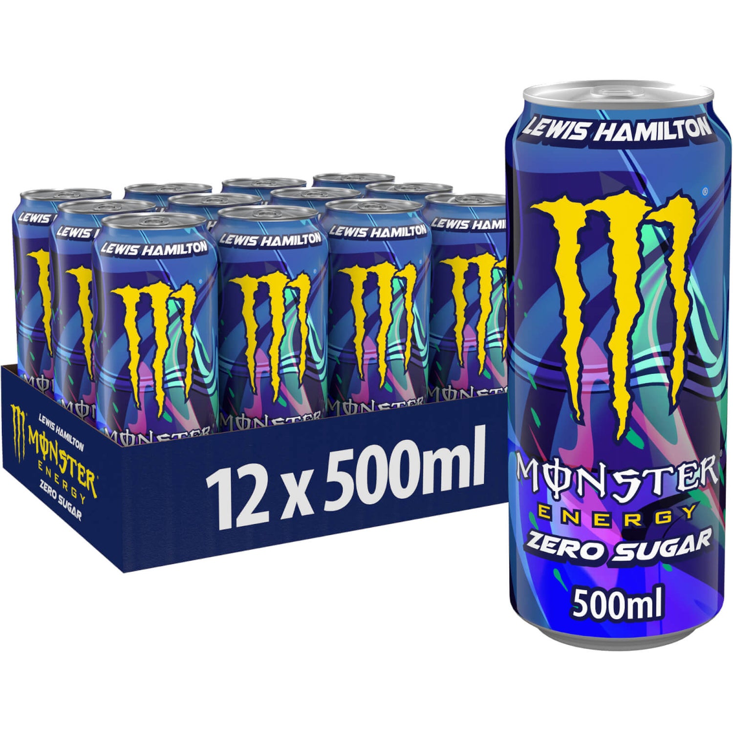 Monster Lewis Hamilton Zero Sugar 12 X 500Ml | Your Coca-Cola Uk
