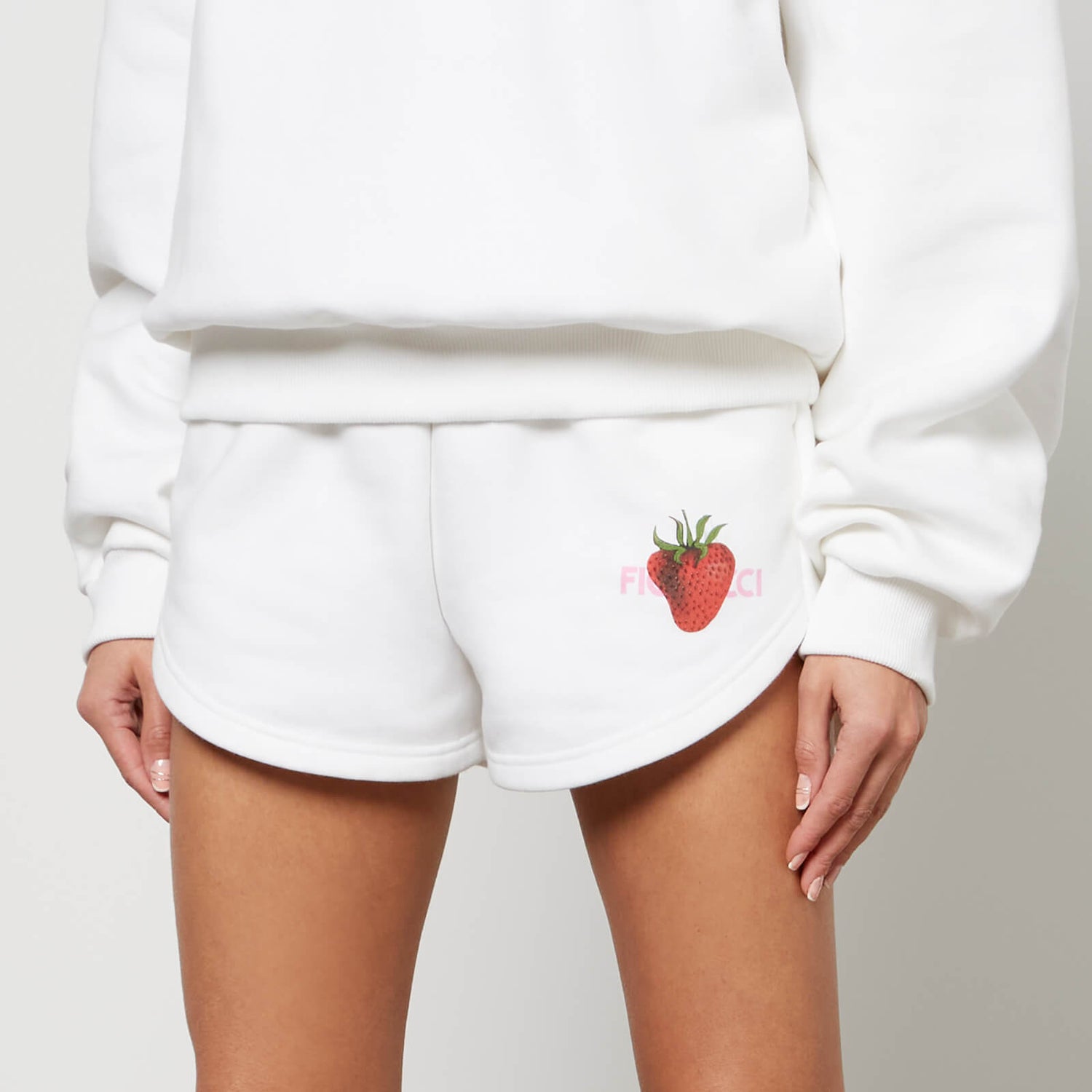 Fiorucci Strawberry Organic Cotton-Jersey Shorts - S