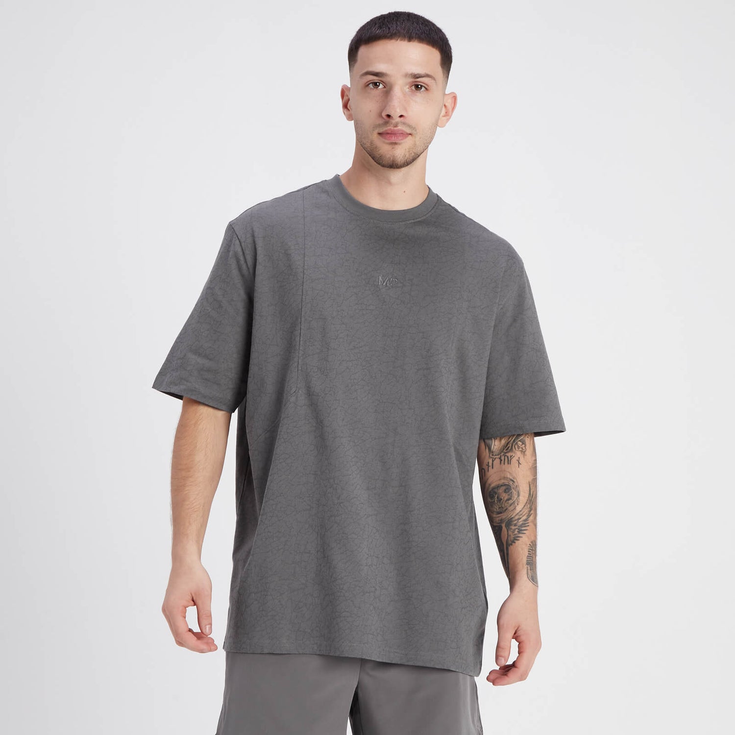 T-shirt Oversize Estampada Adapt da MP para Homem - Cinza
