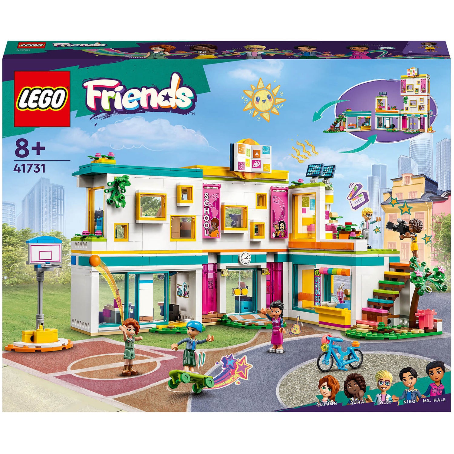 Ryd op Investere nitrogen LEGO Friends: Heartlake Internation School Building Set (41731) Toys -  Zavvi US