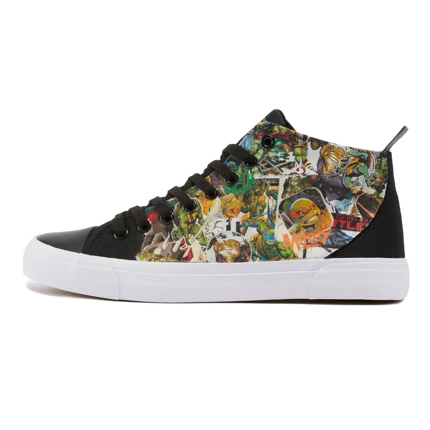 Akedo x TMNT Comics High Top - Black