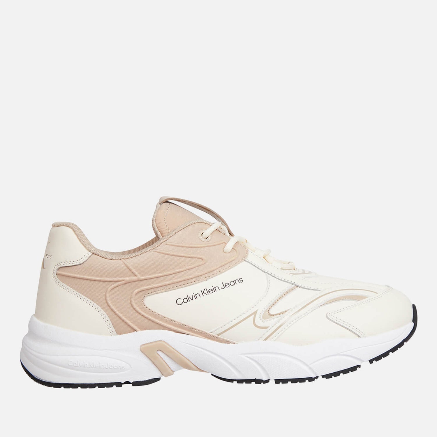 Calvin Klein Jeans Men's Leather and Shell Trainers - UK 8
