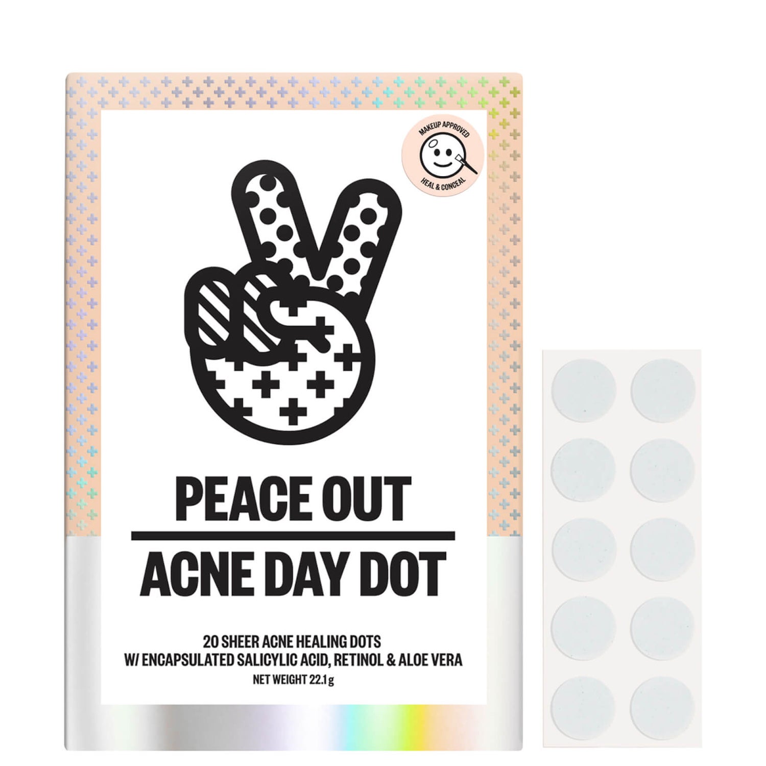 Peace Out Acne Day Dot (Various Sizes)