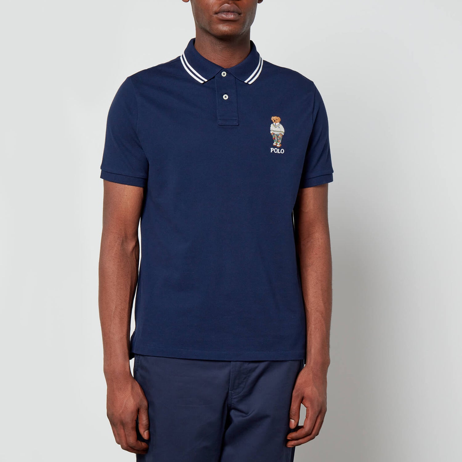 Polo Ralph Lauren Logo-Embroidered Cotton-Piqué T-Shirt - S