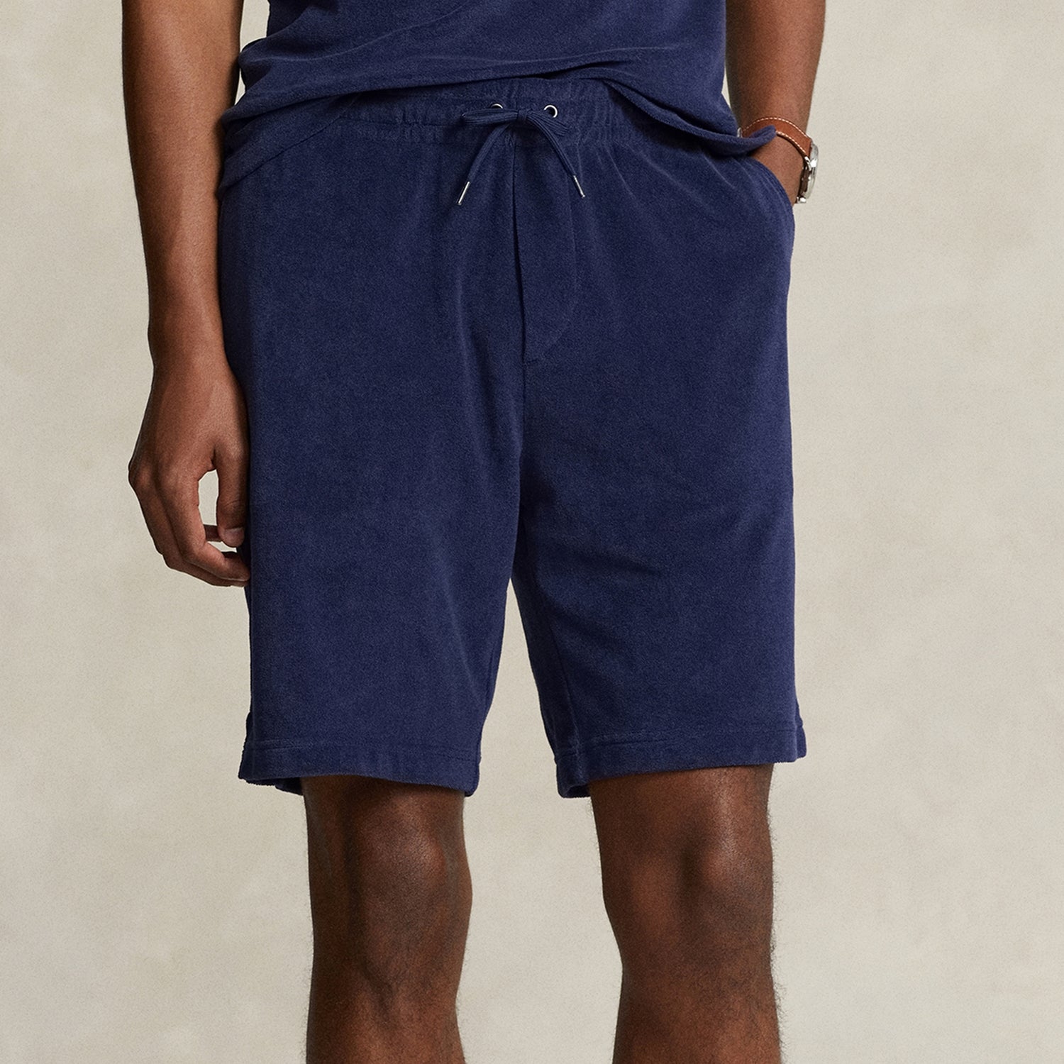 Polo Ralph Lauren Logo-Embroidered Terry Shorts - M