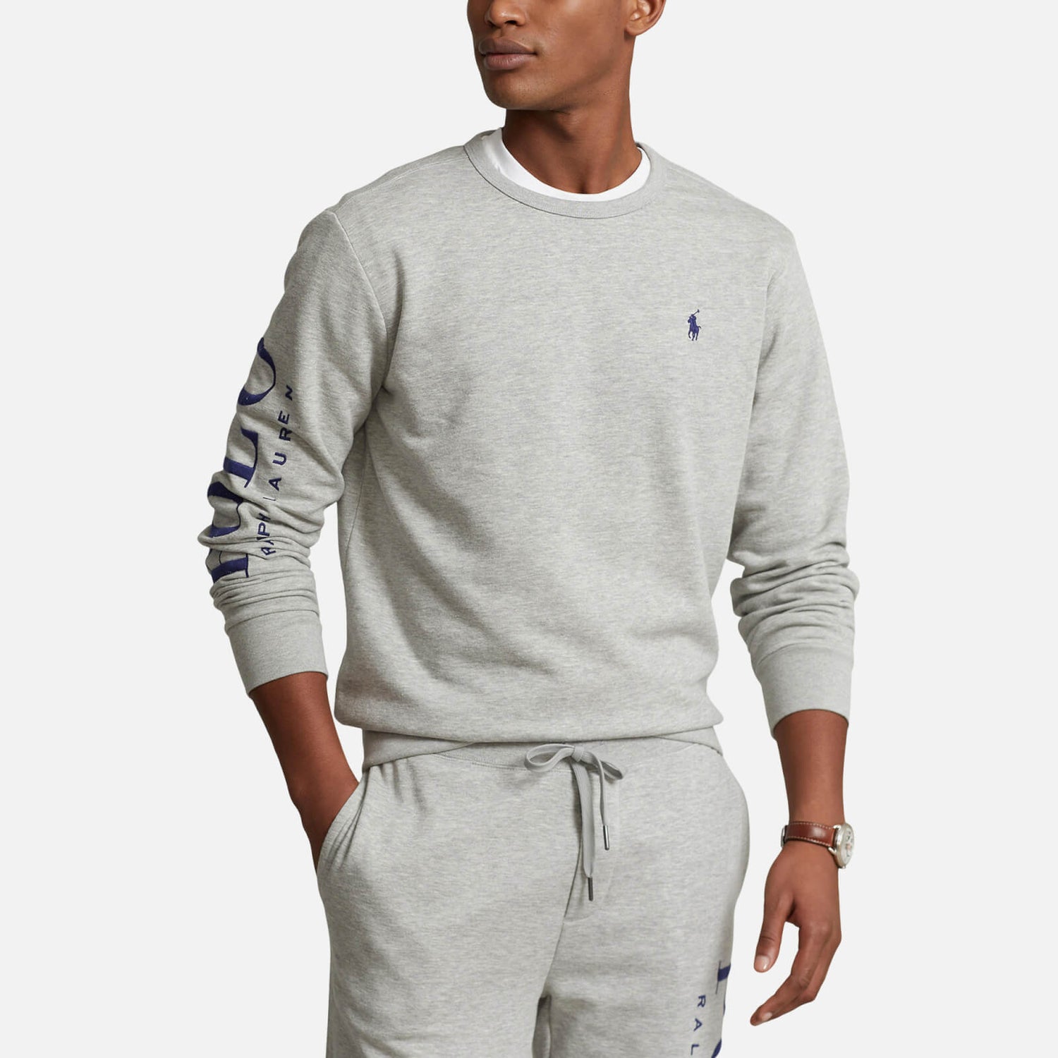 Polo Ralph Lauren Logo-Print Cotton-Blend Jersey Sweatshirt - S