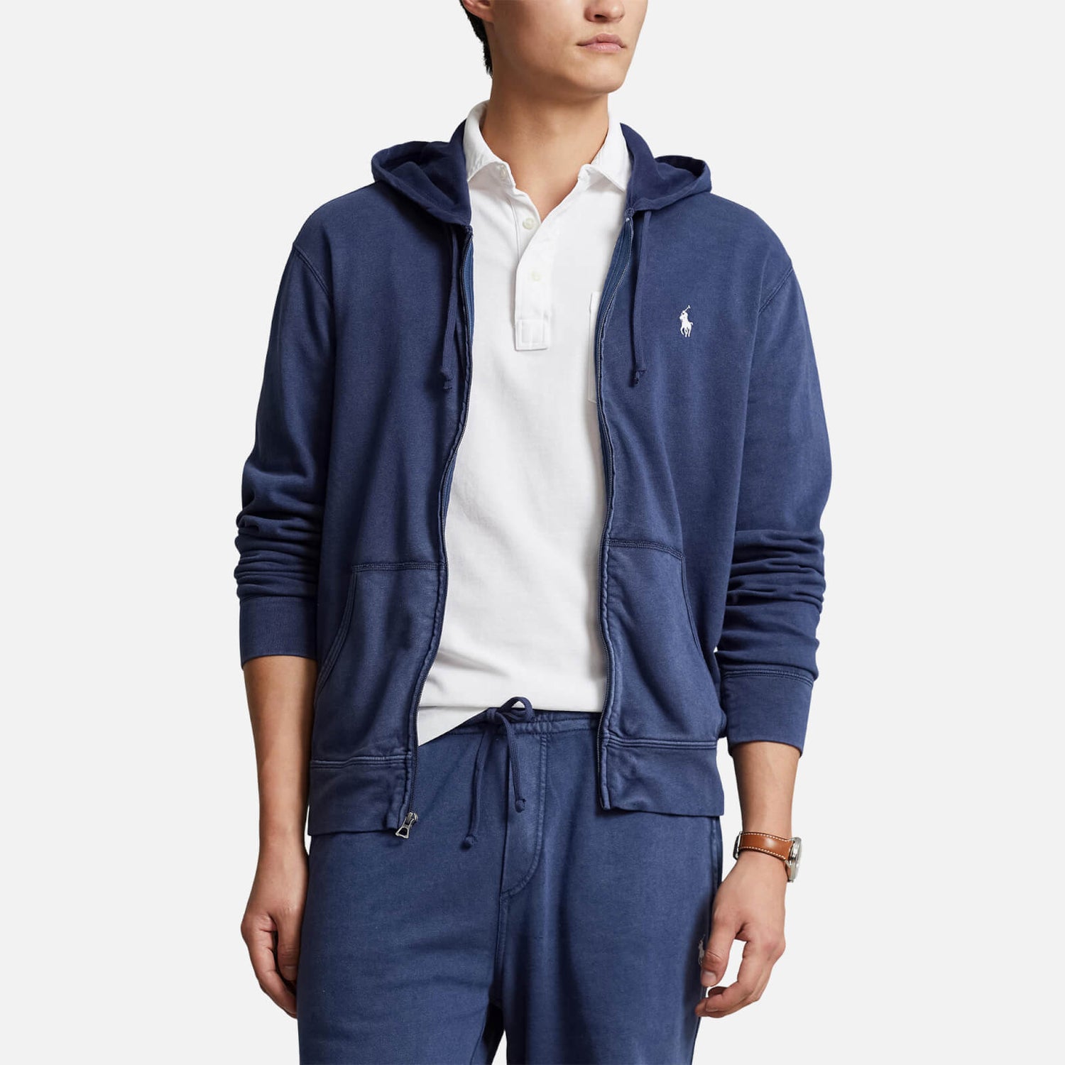 Polo Ralph Lauren Spa French Cotton-Terry Zip-Up Hoodie - S