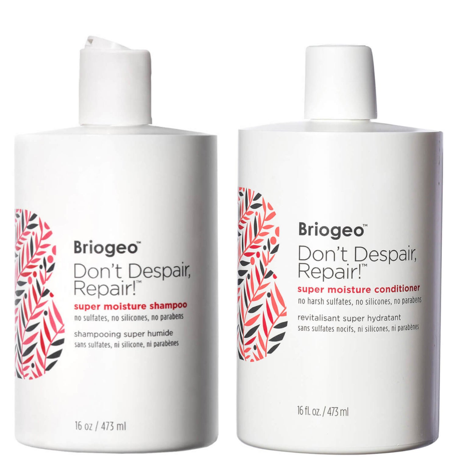 Briogeo Don't Despair, Repair! Super Moisture Shampoo and Conditioner