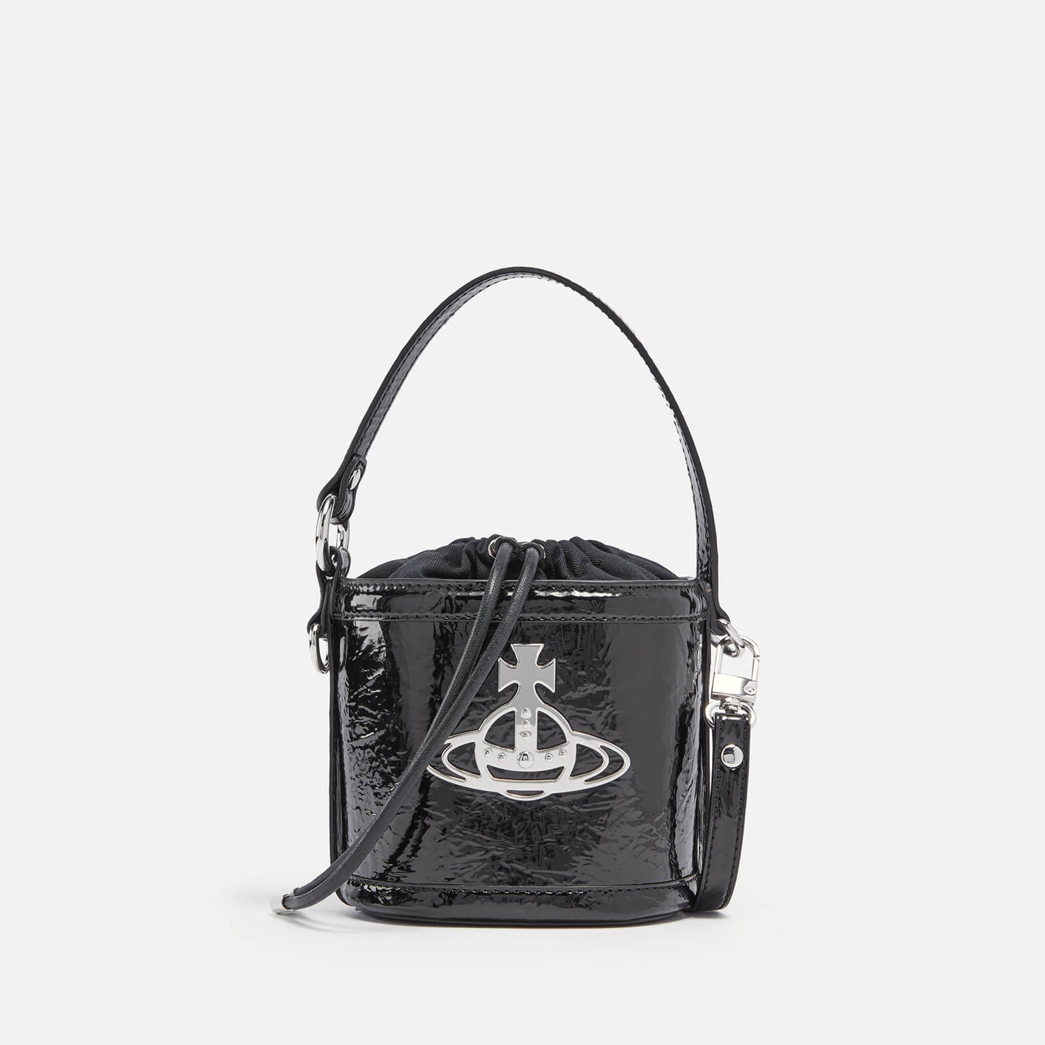 Vivienne Westwood Daisy Patent Leather Bucket Bag
