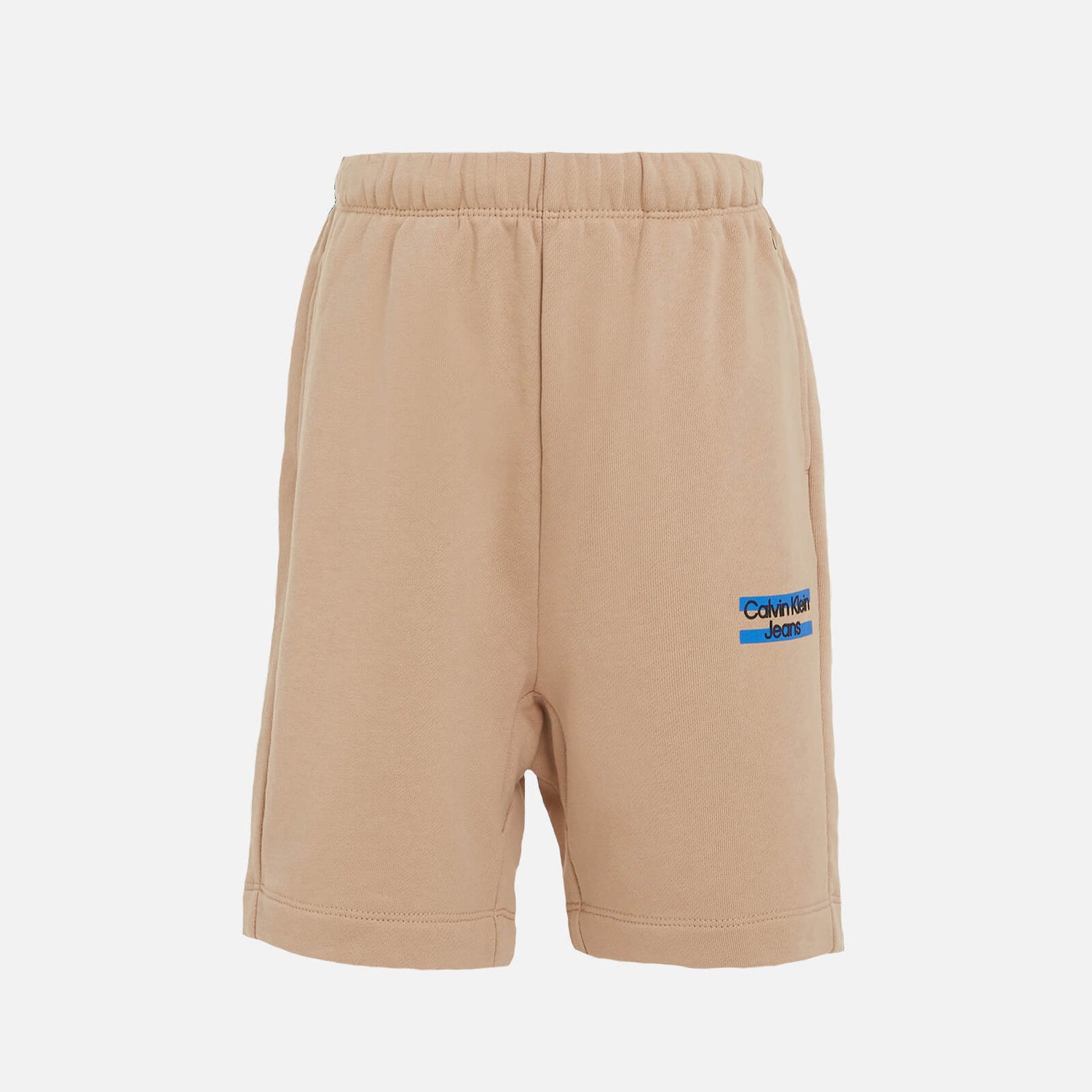 Calvin Klein Boys' Mini Block Logo Cotton-Blend Jogger Shorts
