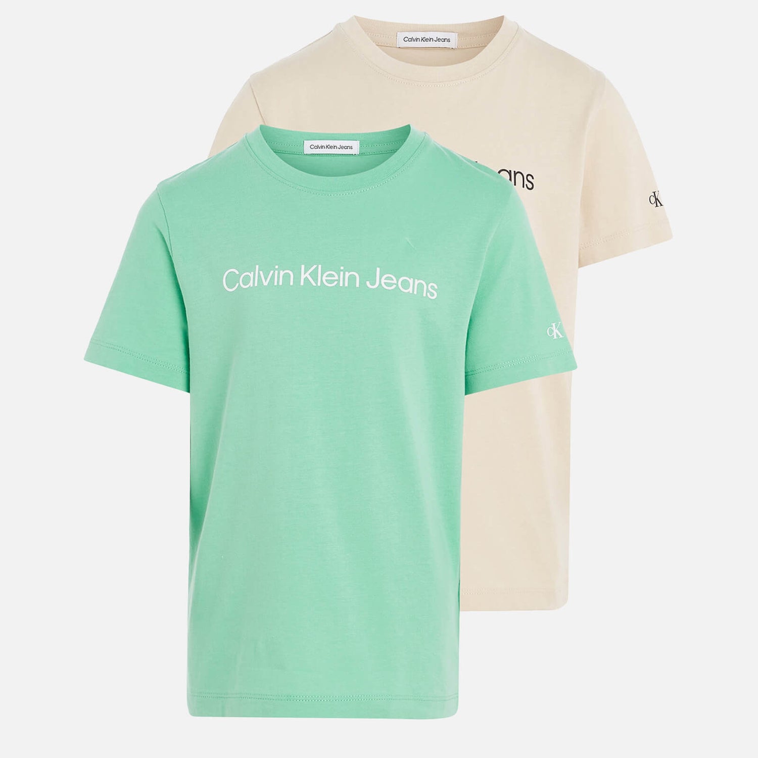 Calvin Klein Boys' Cotton-Blend Logo T-Shirts