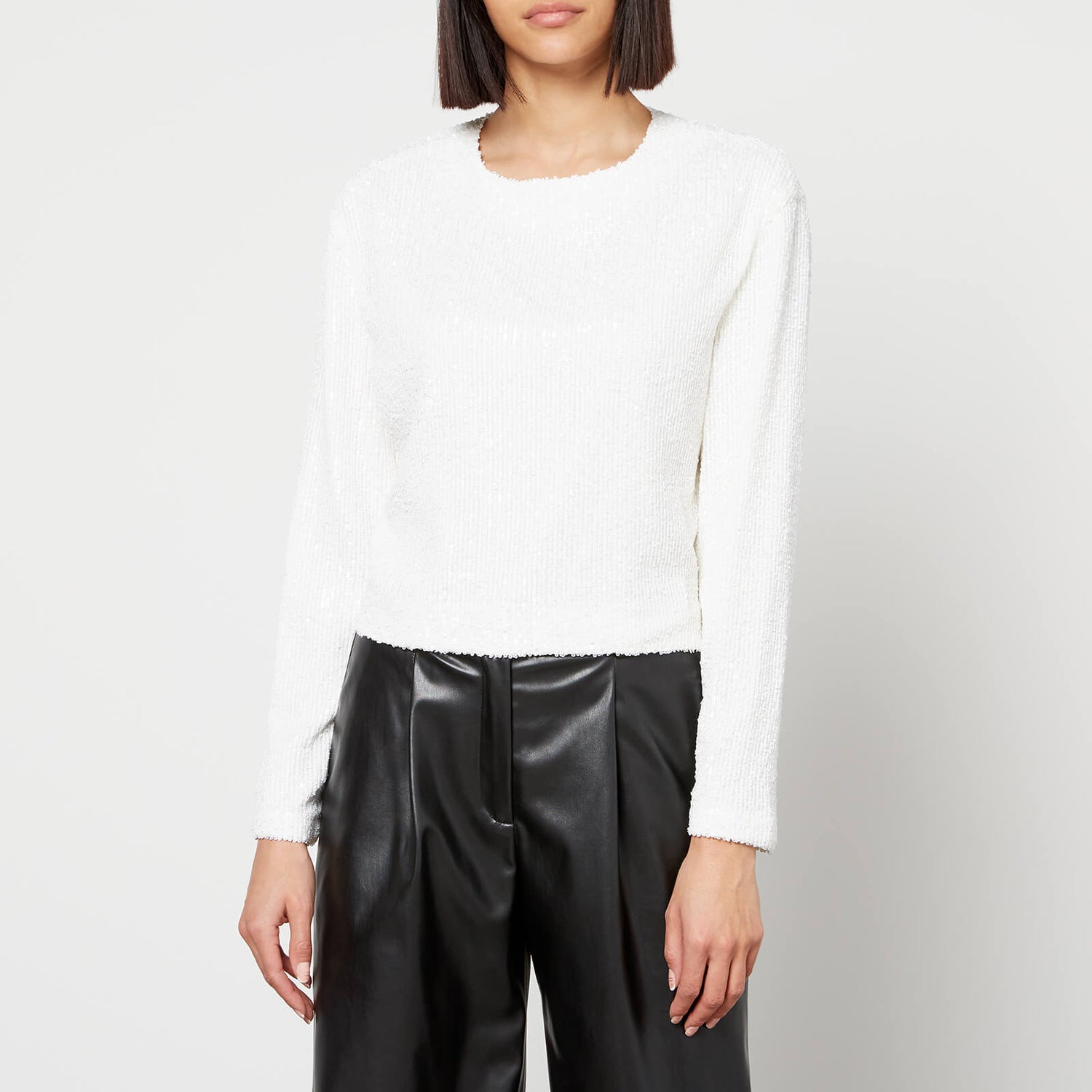 In The Mood For Love Di Paolo Sequinned Mesh Top - M