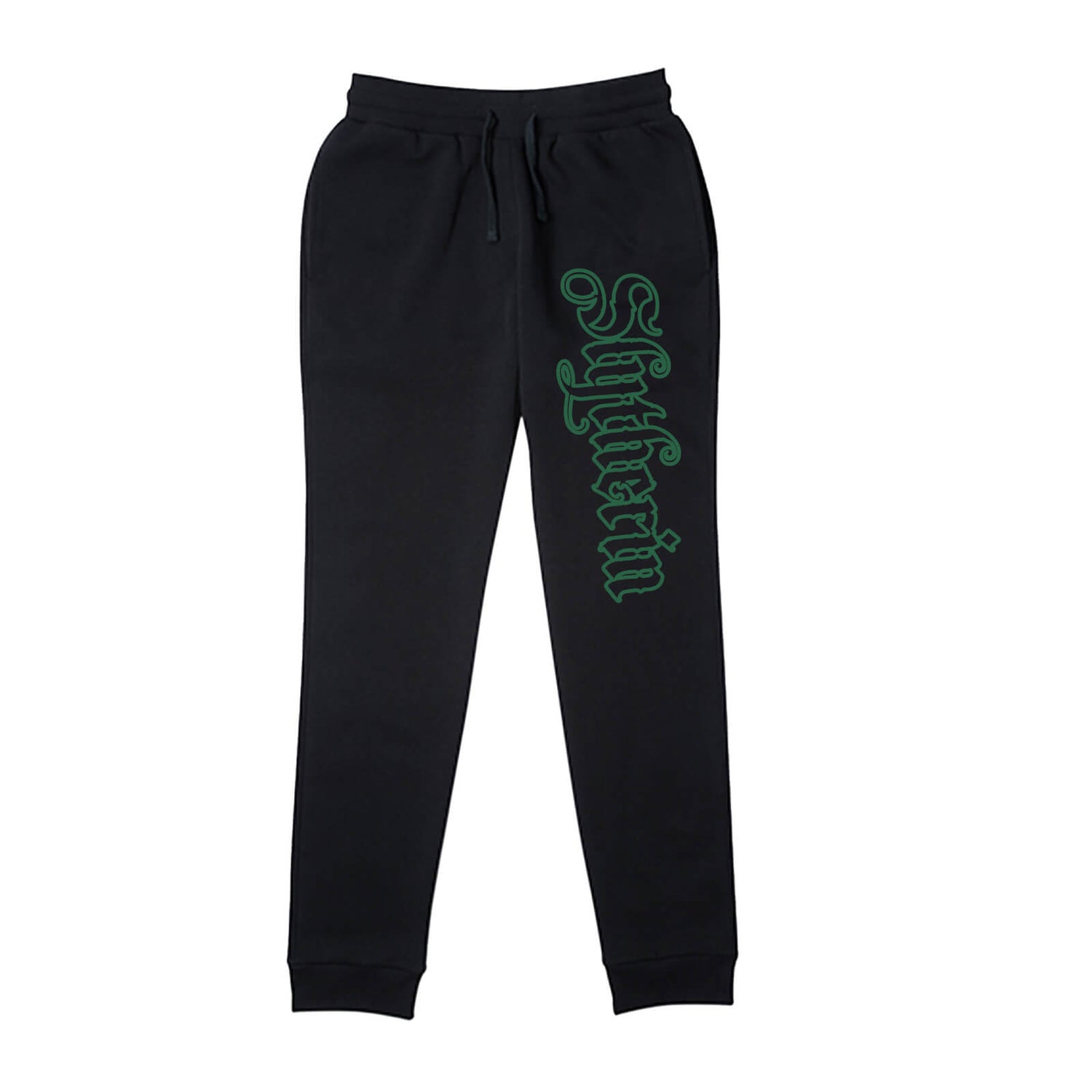 Harry Potter Slytherin Script Joggers - Black