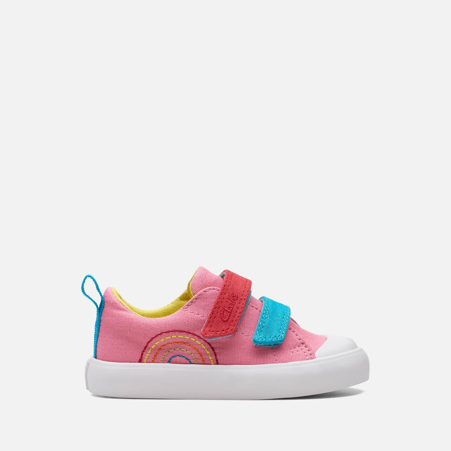 Clarks Toddlers' Foxing TorLo Canvas Shoes - Pink - UK 4 Baby