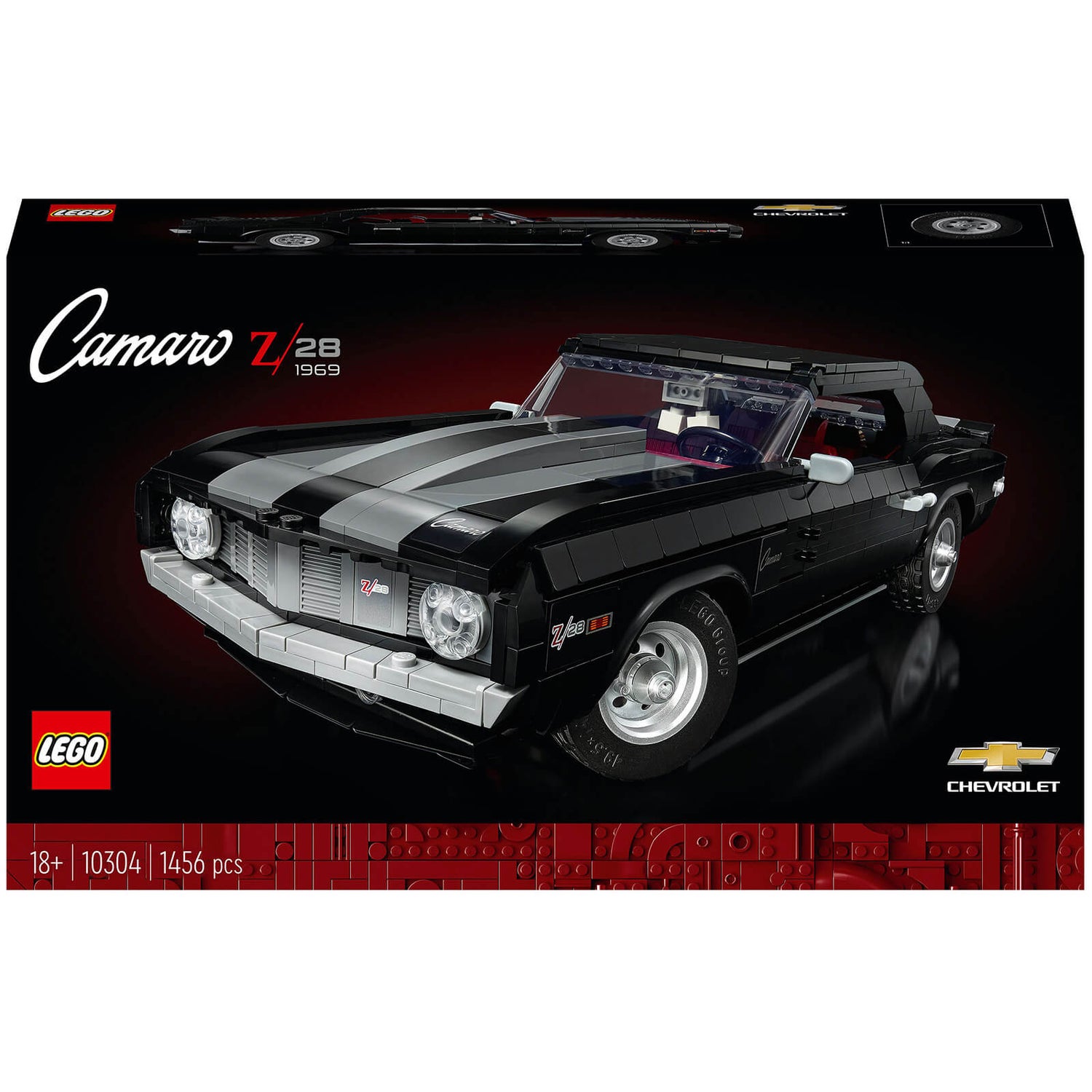 LEGO Icons Chevrolet Camaro Z28 Model Car Adult Set (10304)
